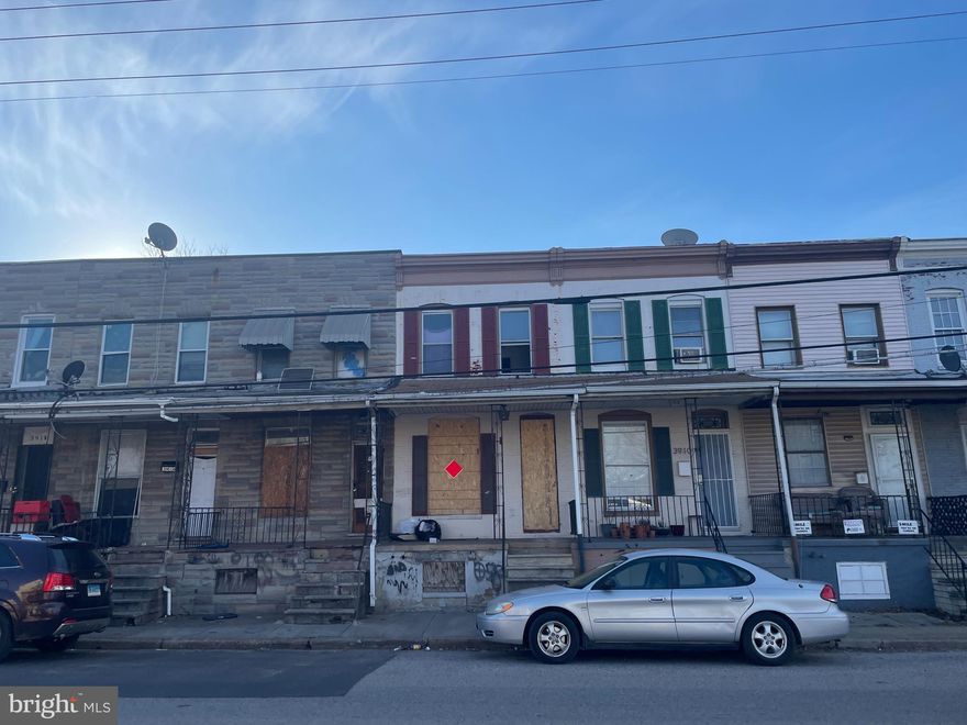 Great Investment Investment!!!! Great opportunity for investors looking in 21226 in the Curtis Bay district of Baltimore! This -bedroom, -bathroom property is located near Arundel Village Park. The house requires a full rehab but has the potential to be transformed into a stunning home. Rental prices for renovated properties in the area range from $1300-$1500(3-1). Recent sales of renovated homes in the area: 4009 Pascal Avenue sold for $215,000, 1320 Tompkins Street for $194,500. 1318 Tompkins Street for $182,500. All written offers will be entertained, as-is sale. Please take caution when showing the property. Don't miss out on this exceptional opportunity – schedule your showing today!