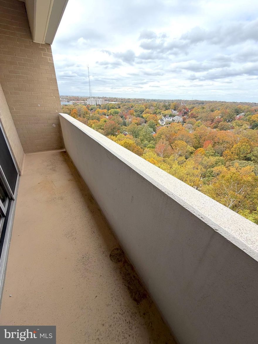 Unparalleled Luxury Living with Stunning City Views! Brand New Stove, Refrigerator, Microwave and Large Washer & Dryer!

Wow! Indulge in the ultimate sophistication and comfort in this super spacious 2-bedroom, 2-bathroom Penthouse-Level condominium, where luxury meets convenience. Perched high above the vibrant city below, this residence offers breathtaking panoramic views from every corner. With one assigned parking space, the convenience of urban living is right at your doorstep.

Step inside to find an open-concept living area boasting beautiful parquet floors that flow seamlessly throughout. The extra-large living and dining areas are perfect for both relaxing and entertaining, offering ample space to create your ideal atmosphere. A set of sliding glass doors lets in an abundance of sunlight, lighting up the living area and opening to a large, expansive balcony, where you can enjoy the fresh air and spectacular views of the city below and horizon beyond.

Prepare gourmet meals in the chef-inspired kitchen, featuring elegant stone countertops, gorgeous updated hardwood cabinetry, a built-in pantry, and plenty of storage. There's also room for an eat-in breakfast table, making this kitchen as functional as it is stylish. The conveniently placed washer and dryer are located at the end of the kitchen for easy access.

Your master retreat awaits with a sunny, spacious bedroom, parquet floors, a large walk-in closet, and an en-suite bath that provides an oasis of tranquility. Huge, sun-drenched windows offer gorgeous views and fill the space with natural light. The second bedroom also features parquet floors, ample closet space, and expansive windows that flood the room with sunlight and showcase stunning city views—perfect for family, guests, or a home office.

This unit includes 1 parking space (P328) and offers unparalleled amenities within the prestigious Elizabeth Condominium. Enjoy access to a state-of-the-art fitness center, a sophisticated party room, a cozy library, and a heated indoor pool that beckons for relaxation. The beautifully updated indoor and outdoor common areas provide the ideal setting for both relaxation and entertaining.

Located in the heart of upscale Friendship Heights, this residence places you just blocks from Whole Foods, renowned dining spots like Lia’s and Sushi Ko, and high-end shopping at Bloomingdale’s, Saks Fifth Avenue, Tiffany, and more. The nearby Friendship Heights Metro ensures you’re just moments away from exploring the best of the city.

And for pet lovers—bring your furry friend along! The Elizabeth Condominium is pet-friendly, welcoming one pet into your luxury home.

Don’t miss this rare opportunity—schedule your private tour today!