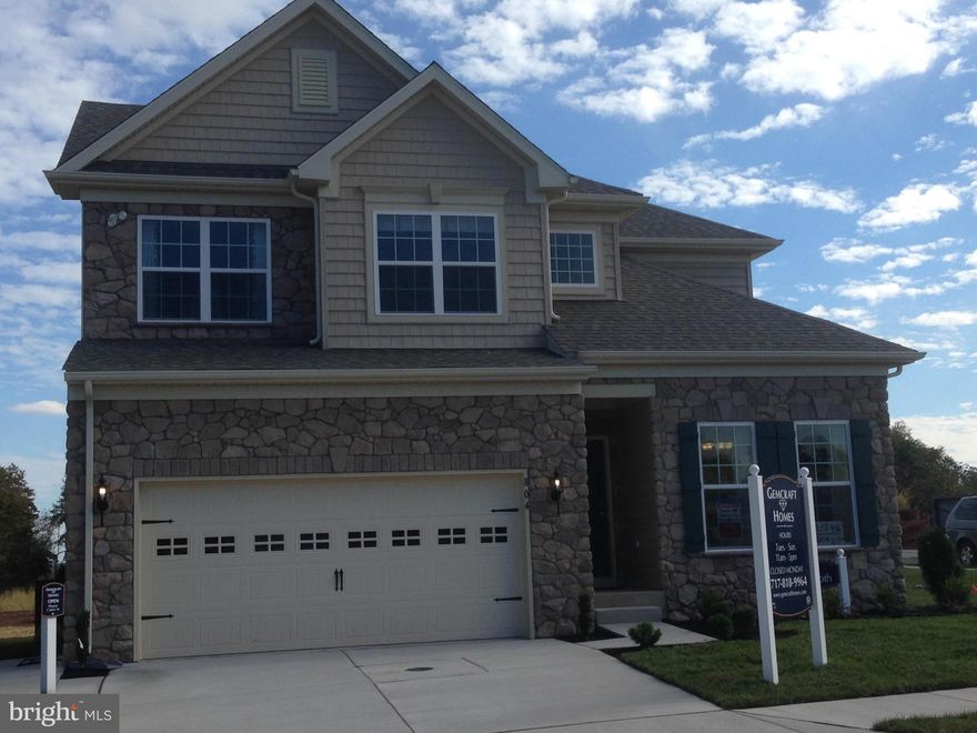 TO BE BUILT! This Custom Design colonial includes a Chefs Delight Kitchen featuring SS appliances, Granite Counter Tops & 42" Maple Cabinets. Mstr suite features spacious 5 ft shower w/tile accents. Also incl. is a Shaded Screened Porch & attached Trex Deck. A beautiful Stone Front, 2 Car Garage & WALKOUT Basement round out this home. Visit Sales Office for more floorplans. Address- #1 Olympic Ct.