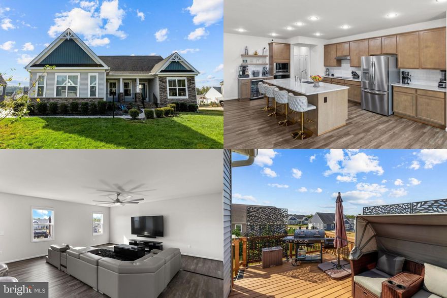 Stunning almost new Craftsman home offering multigenerational living and assumable 3.375% mortgage! Buyer does not need to be a veteran to assume! 

Step into luxury living in this exquisite Chesapeake model by Atlantic Builders in the prestigious gated resort community of Fawn Lake. You’ll be greeted by a welcoming front porch and meticulously landscaped grounds including solar lighting, sprinkler system, and paid-off solar panels that keep your utility bills low. Inside, discover a gourmet chef’s kitchen with quartz countertops, upgraded 42" cabinets, large center island with bar seating, wall ovens, ceramic tile backsplash, and a beverage bar. The open kitchen, breakfast room, and family room allow for maximum entertaining and personal enjoyment. Retreat to your elegant primary suite with dual walk-in closets, ensuite bath with dual vanities, walk-in shower, and water closet. Two additional bedrooms and bathroom, as well as the formal sitting room complete the main level. Upstairs, a private bedroom suite and a recreation room are perfect for hosting guests. 

The fully finished basement offers a 1-bedroom, 1-bath apartment with its own fully loaded kitchen, family room, and game room. This is a perfect in-law suite or au-pair suite, offering guests their own paved walkway and entrance with private doorbell. Outside, enjoy a large fenced backyard with stone patio, deck, and lush landscaping. The oversized 3-car side-load garage is fully equipped with an EV charger, and easy to keep clean with epoxy floor. Smart-home features throughout—smart thermostat, locks, ceiling fans, garage opener, washer/dryer, and more. Available fully furnished for maximum convenience and value.

Located in the amenity rich resort community of Fawn Lake! Offering everything you could want - 2,300+ wooded acres, 288-acre deep water lake with over seven miles of shoreline, lakeside beach, dock and boat launch, marina slips, Arnold Palmer signature 18-hole golf course, clay tennis courts, pickleball, fitness center, spa, clubhouse, walking/nature trails, pool, parks, and playgrounds. Located just minutes to historic Fredericksburg, convenient to major routes, all within the top rated school system. This is lakefront resort living without compromise. This is more than a home—it’s a lifestyle.