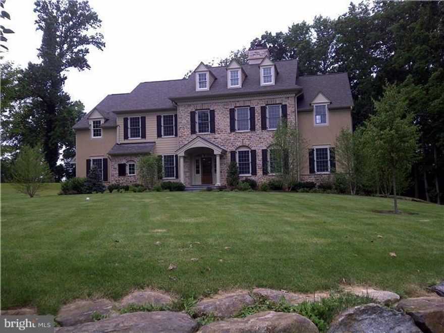 IMMEDIATE DELIVER on 2.7 gorgeous acres in Willistown Township! This welcoming floor plan offers a sunlit family room with rear wall of glass bringing the outside views in! The large gourmet Kitchen with over sized island is every cook's delight! And entertaining is made easy with the Dining Room overlooking the large Living Room with paneled fireplace. Please call today for the information! OVER $170,000 in FREE OPTIONS!