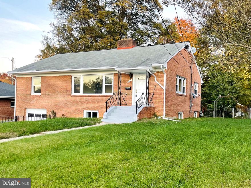 Location! Location! Location! This all-brick rancher is located in a very convenient location, near the intersection of University Blvd and Adelphi Rd, just minutes away from University of Maryland College Park campus. Whether you want to live in this house or to rent it out, it could be the one you've been waiting for.  This house features 4 bedrooms, 2.5 baths, a bonus room in the basement which could be a potential 5th bedroom, new laminate wood flooring on top of hardwood floor, newly renovated kitchen and bathrooms, new Samsung stainless steel appliances, new granite countertops, new cabinets, fully finished basement with bedroom and full bath, brand new clothes washer and dryer will be hooked up, HVAC and hot water heater was replaced about 3-4 years ago, fresh paint, 1 year Home Warranty. It is ready for you to move in.