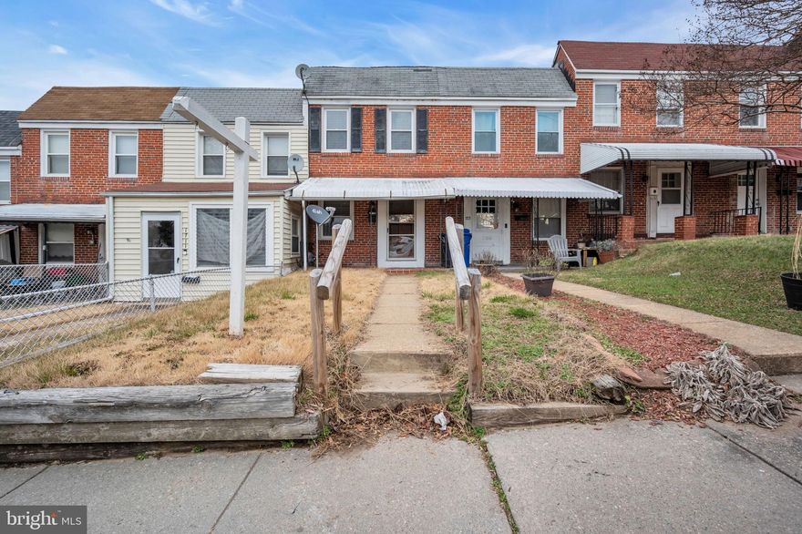 Imagine yourself as the proud owner of a rental income producing property, fully updated and ready for move-in at a reasonable price. 1713 Letitia Avenue is that dream come true. This beautiful townhouse located in the heart of Baltimore, MD offers a spacious open floor plan with grand 9 feet ceilings on both main floor and upper level. The property boasts 2 bedrooms and 1 bathroom, with a layout that maximizes natural light throughout the home.

Step inside and you'll find a large living room with a dining area, perfect for hosting family and friends. The kitchen has been fully updated with modern appliances, making cooking and meal prep a breeze. The upper level offers 2 bedrooms, providing a comfortable and private space for you and your loved ones. But the real bonus is the lower level, an additional space that could be used as an office or a playroom, providing endless possibilities for the new owner.

Outside, you'll find a large fenced-in backyard, perfect for outdoor entertaining and summer BBQs. The home is located in a quiet and friendly neighborhood, with easy access to local amenities and major roadways. This is a rare opportunity to own a rental income producing property, fully updated and ready for move-in at a reasonable price. Don't miss out, schedule a showing today before it's gone!