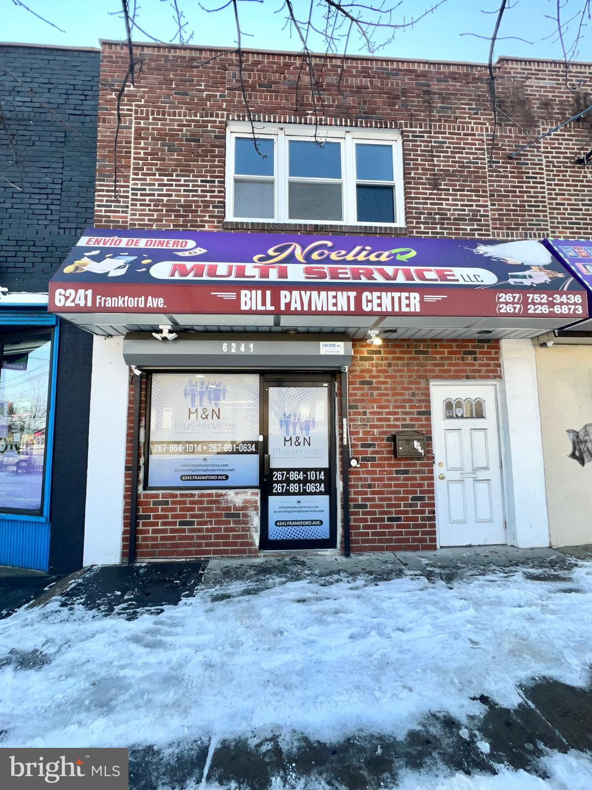Very well maintained commercial mixed building calls for all buyers. Great investment property. 2100+ sqft, very spacious with full potential. First floor is currently rented as bill payment center, remodeled with reception area, 3 office and lunch area, upgraded bathroom and vinyl flooring throughout. Same size basement with loading gate and exit to the front. 2/F have also been remodeled. Newer vinyl floor. Paint, newer kitchen with brand new cabinets, granit countertop and dining area. Good tenants and stable income. Make your appointment today.