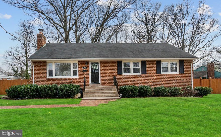 Absolutely stunning & move-in ready! Gourmet kit w granite countertops, stainless steel appliances & breakfast bar that opens to DR.  Three bedrooms & two updated bathrooms on the main level. Fully finished LL w spacious rec room, full bath, exercise & bonus room. Fabulous new Trex deck and patio that overlooks wonderful yard. Newer AC, windows &roof. Close to new Mosaic District. Great location!