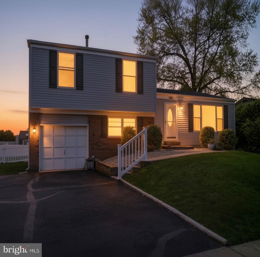 Step into this beautiful single-family home nestled in the quiet, desirable neighborhood of Neshaminy Valley. From the moment you enter, you’ll notice the warmth of the natural light and the gleaming hardwood floors that flow throughout the main living spaces, creating an inviting and timeless feel. The formal living room and dining room have been remodeled to give this home an open feel. With large windows in the front and back,  natural light and cool summer breezes will be something you'll enjoy.  

The heart of the home is the stunning kitchen—thoughtfully designed with both style and function in mind. You'll enjoy the breakfast bar with the same granite as the other counter tops. The stainless sink, tile floors and the entire kitchen is impeccably clean. Whether you're preparing everyday meals or entertaining guests, this space offers the perfect blend of comfort and elegance.

Upstairs you'll find a large master bedroom, with it's own remodeled sink and bathroom entrance. Two other spacious bedrooms and a sparkling clean hall bath with tile where you can shower, or take a luxurious bath, complete this floor. 

On the ground level there is a finished recreation/finished basement room and a full size laundry room. The bonus room leads to/from the oversized 1 car garage and into the spacious fenced in back yard with landscaping and private fenced in yard. The perfect setting for a deck or pergola to enjoy the captivating sounds of a quiet neighborhood and your private views.

If you’ve been searching for a home that combines charm, quality, and a serene setting, this one is worth seeing in person.