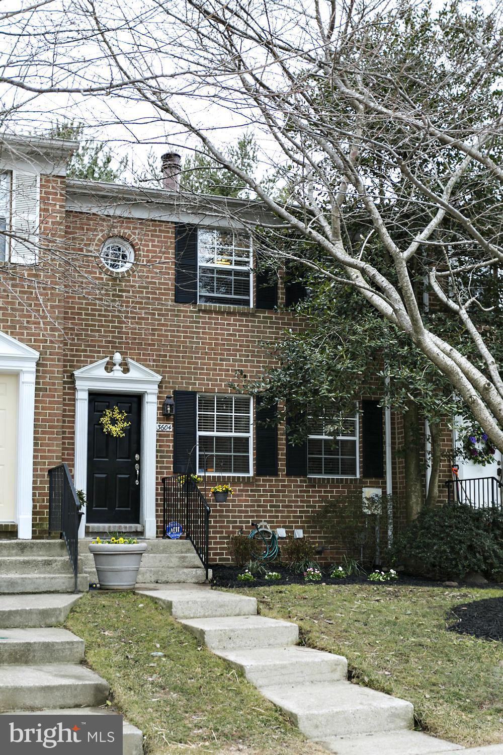 Beautifully updated and renovated TH in Centennial school district. All brick, fresh paint, new kitchen in 2008 to include cabinets, stainless steel appliances, floors and counters. French doors open to private deck. Hardwoods throughout main level. Cozy fireplace in LR. Remodeled full bath upstairs w/spacious master & 2 add'l bedrms. Rec rm w/walk out-tons of storage! Lots of light throughout!