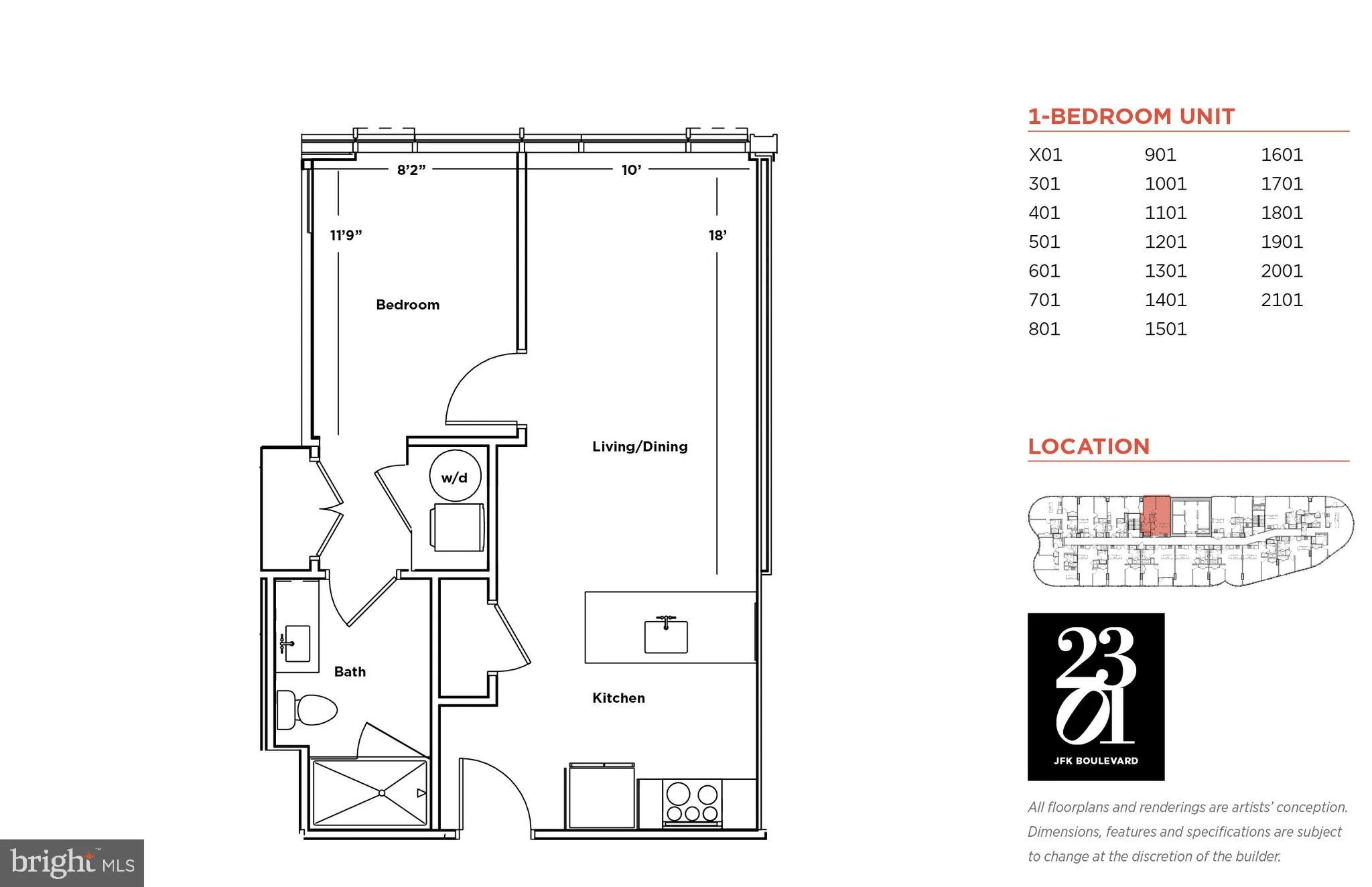 Additional image 106 of 2301 John F Kennedy Boulevard Unit 1114, Philadelphia, PA 19103