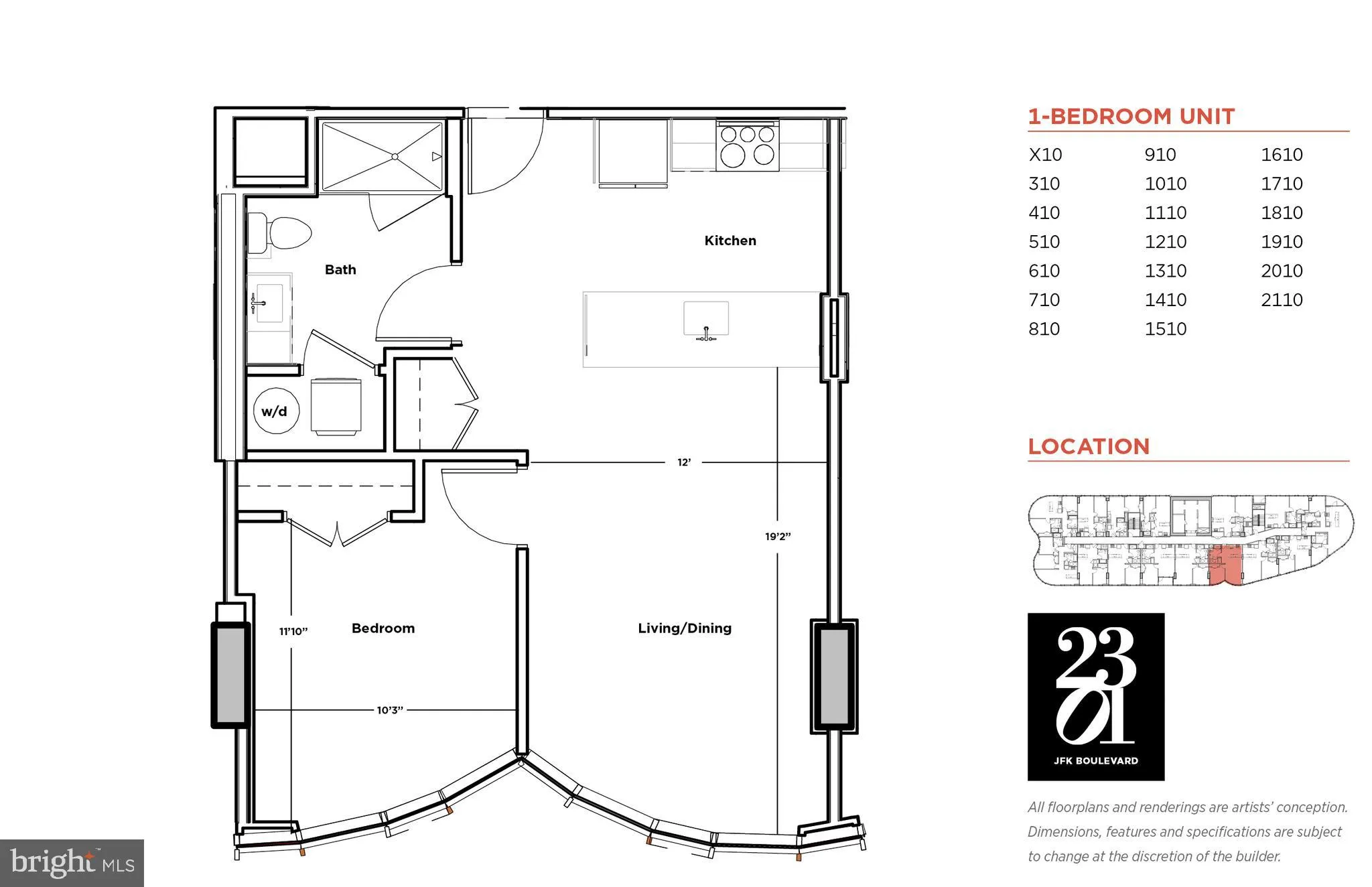 Additional image 99 of 2301 John F Kennedy Boulevard Unit 1114, Philadelphia, PA 19103