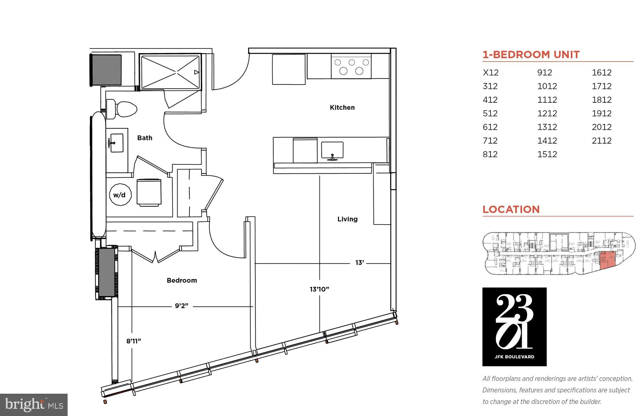 Additional image 101 of 2301 John F Kennedy Boulevard Unit 1114, Philadelphia, PA 19103