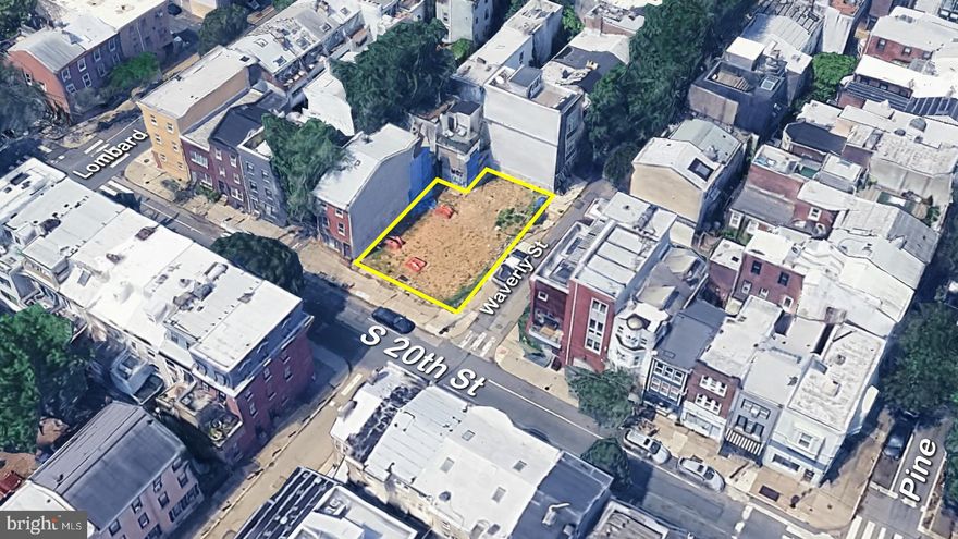 Prime Rittenhouse corner lot on .09 acres. This site is near shovel ready, with approved plans and permits in place. The building permits have been issued and simply need to be pulled to begin construction.