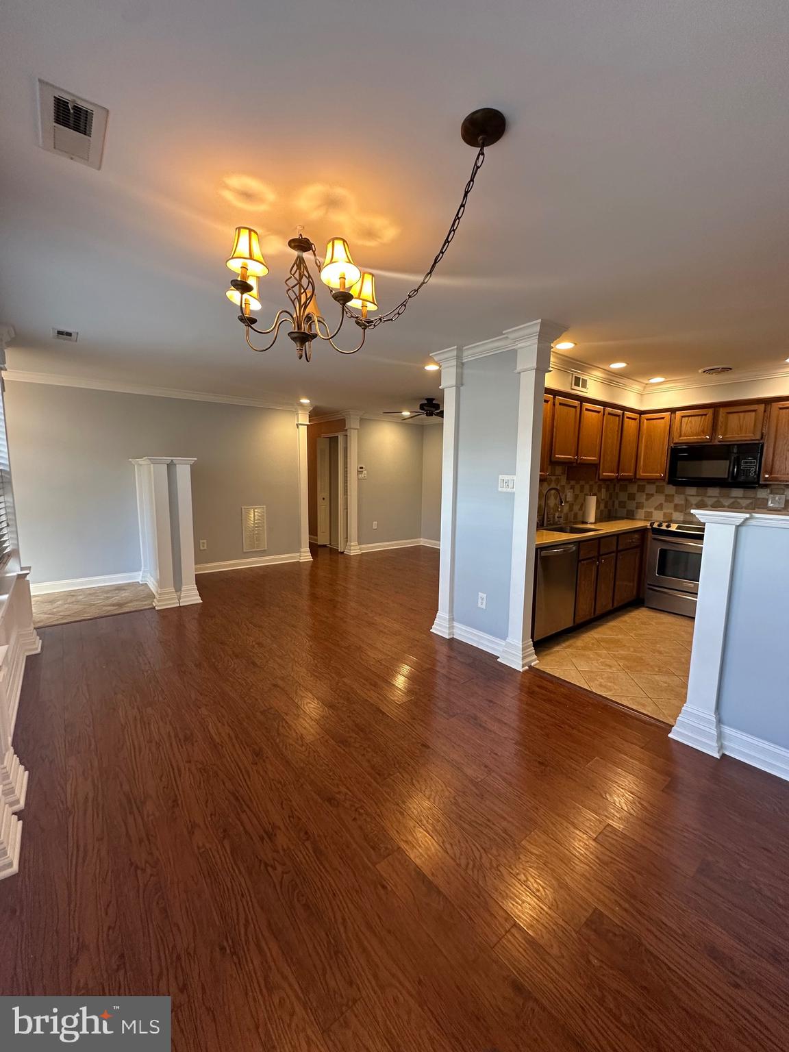 Welcome to this stunning first-floor condo in Carousel Pointe, Doylestown, featuring 2 bedrooms and 2 bathrooms! The open layout includes a spacious living and dining area, with a deck off the living room and plenty of windows that fill the space with natural light. Highlights of this unit include beautiful engineered wood flooring, recessed lighting, ceiling fans, a primary bathroom with custom tile work, ample closet space, and an in-unit washer and dryer. Conveniently located near walking trails, restaurants, shopping, and just a short drive to both Doylestown and Montgomeryville. Book your private showing today!