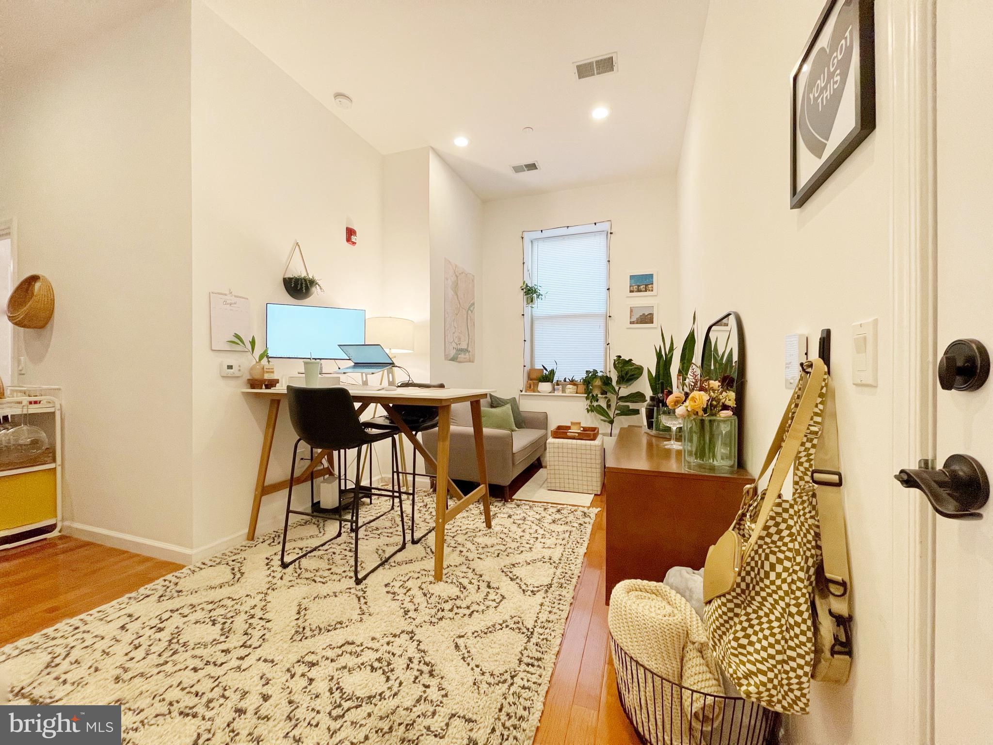 Welcome to Unit 1 at 1800 Ridge Ave in the heart of Francisville — just minutes from Girard College, Eastern State Penitentiary, and the Art Museum. This modern, first-floor apartment features hardwood floors throughout, dark wood cabinets, granite countertops, stainless steel appliances, dishwasher, microwave, in-unit laundry, and central air. The building offers keypad entry, intercom, security cameras, on-site dumpsters, and a dedicated basement storage room. Thoughtful soundproofing ensures peace and quiet, and water is included in rent. No pets. Available 8/15/2025. Tenant pays electric and cable. (Note: Pictures are from the previous tenant.)