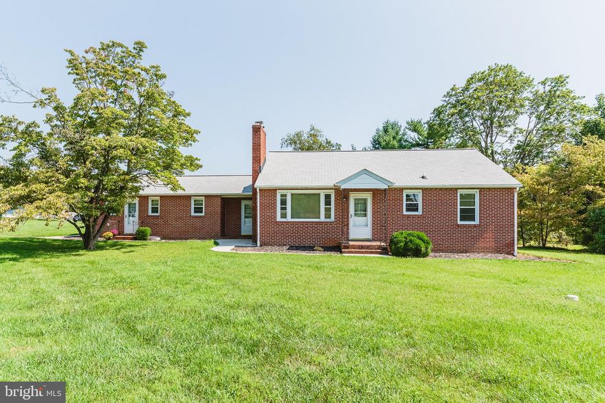 WELCOME HOME TO THIS BEAUTIFUL BRICK RANCHER ON ALMOST 1 ACRE OF FLAT LAND! 3BEDROOM/1.5 BATHROOM WITH AN AREA ​​​FOR A POSSIBLE 4TH BEDROOM OR HOME OFFICE. SPACIOUS FAMILY ROOM WITH WOOD BURNING FIREPLACE,HARDWOOD ON MOST FLOORS. LOTS OF UPDATES THROUGHOUT THE PAST FEW YEARS. 21 NEW LOW-E GLASS WINDOWS, 6 NEW VINYL BASEMENT WINDOWS AND 4 NEW EXTERIOR FIBERGLASS DOORS AND SCREEN/STORM DOORS WITH SELF-STORING SCREENS IN 2007.​ NEW 25 YEAR SHINGLE, RIDGE VENT, GUTTER AND DOWN SPOUTS IN 2011. COMPLETE NEW KITCHEN IN 2013 WITH 42" KRAFTMAID MAPLE CABINETS, QUARTZ COUNTERTOPS AND VINYL FLOORING IN KITCHEN AND BREEZEWAY. NEW WHIRLPOOL REFRIGERATOR, DISHWASHER AND MICROWAVE IN 2013. SUMMER OF 2014 A NEW 275 GALLON OIL TANK, BURNHAM OIL FIRED BOILER AND NEW PIPING WERE INSTALLED. NEW SEPTIC PIPING FROM HOUSE TO SEPTIC TANK IN 2018. ALL NEW SIDEWALKS, DRAINAGE SYSTEM WITH WAFFLE BOARD, NEW SOIL AND MULCH AROUND NEW SIDEWALK IN 2019. ALARM SYSTEM INSTALLED.LARGE MOSTLY UNFINISHED BASEMENT WITH LAUNDRY AREA AND OUTSIDE ACCESS. ATTIC WITH PLYWOOD FLOORING FOR AMPLE STORAGE. EXISTING BLUEBERRY BUSHES AND GRAPE ARBOR HAVE PROVIDED DELICIOUS FRUIT FOR BAKING, JELLIES AND JUICE. THIS LOVELY HOME ALSO HAS A SPACIOUS BACKYARD FOR RELAXING AND PLENTY OF SPACE FOR GARDENING OR SPORTS ACTIVITIES.​  DONT MISS THIS OPPORTUNITY TO OWN THIS CONVENIENTLY ​LOCATED ALL BRICK HOME IN BEL AIR!