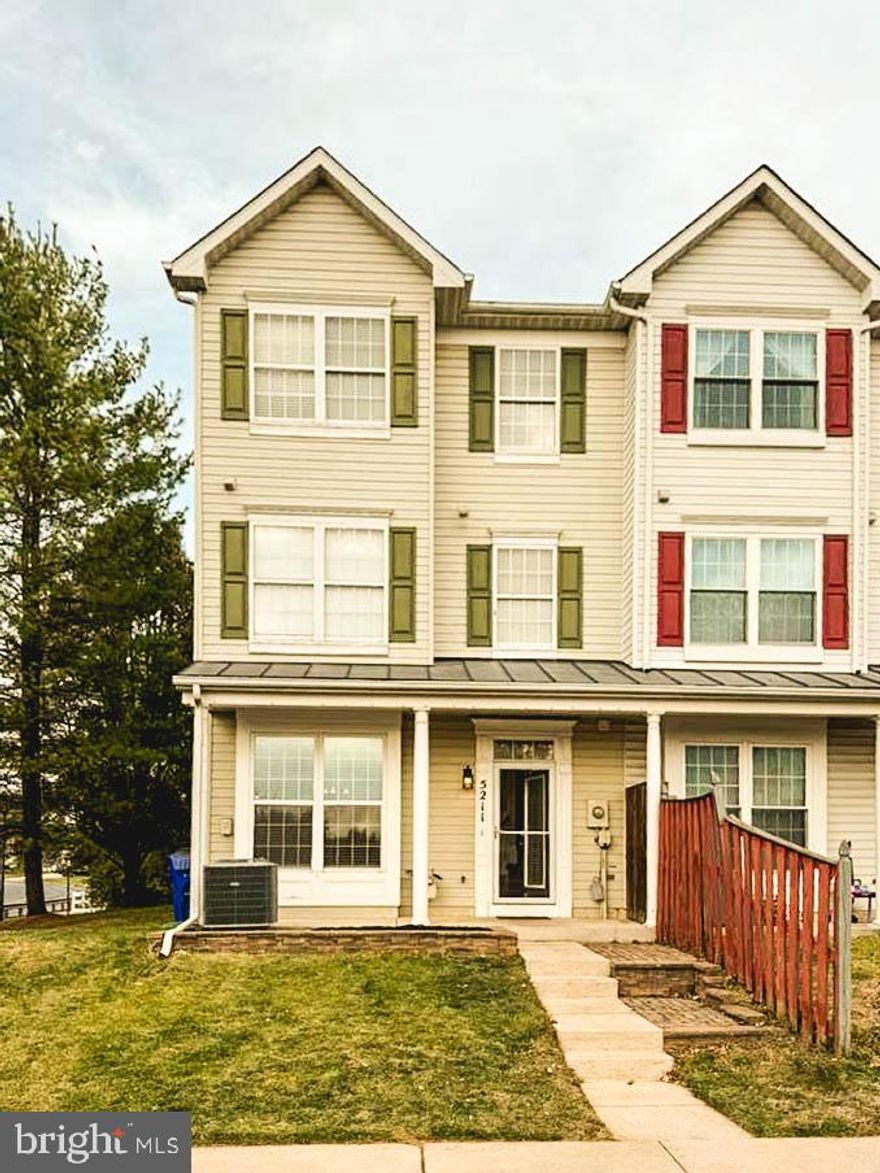 Welcome to this Beautifully Updated 3-Bedroom, 2.5-Bath End-Unit Townhome in the Highly Sought-After Kingsbrook Community of Frederick!

This bright and spacious home offers an abundance of natural light, open living areas, and a layout that’s perfect for both relaxation and entertaining.

The main level features a generous living area with an open-concept flow and modern finishes. The second floor includes two comfortable bedrooms and a full bath, while the top floor is your private retreat — a primary suite complete with a large walk-in closet and a spacious ensuite bath.

The updated kitchen features stainless steel appliances and refreshed flooring, creating a modern and functional space for everyday living. Step outside and enjoy your front yard, perfect for relaxing or taking in the peaceful surroundings.

Residents of Kingsbrook enjoy access to exceptional amenities including a community pool, clubhouse, playgrounds, and scenic walking trails. Conveniently located near Ballenger Creek Elementary, downtown Frederick, and major commuter routes (I-270, I-70, Rt. 340, and Rt. 15), this home provides the perfect combination of comfort, convenience, and community.

Don’t miss this one — it’s everything you’ve been looking for in a Frederick Rental!