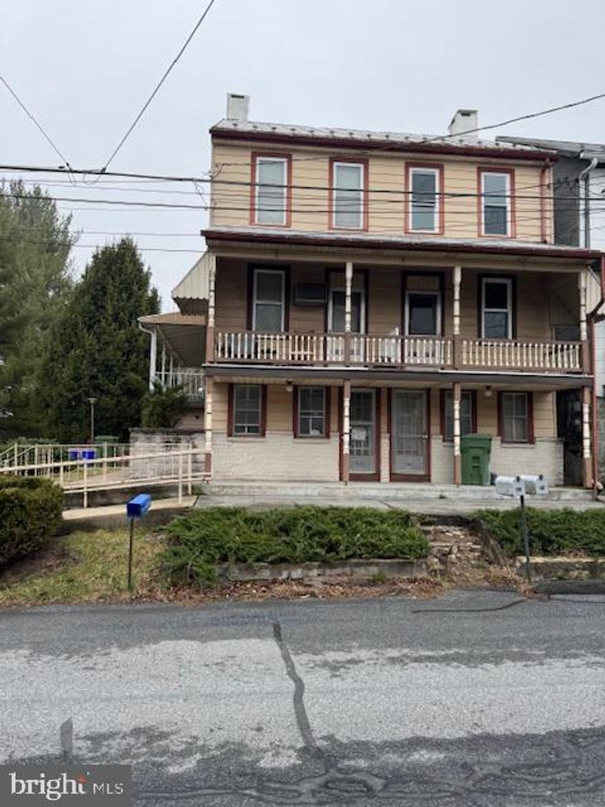 Bernville 2 unit side by side. Both 2 bedrooms, 1 bath. Nice, sizable units. Utilities are separated. Tenants pay electric, water & sewer. One unit is vacant and the other will be coming vacant in about 2-3 months. Easy to commute to Reading & easy access to I-78. Priced for an excellent cap rate of 10%.