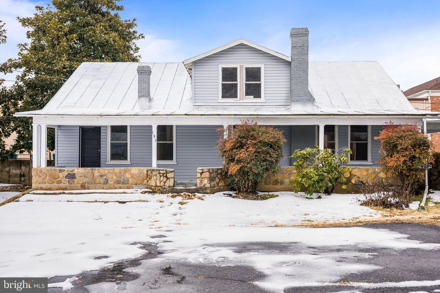 Located just off Main Street in the heart of the Town of Luray, 183 Blue Bell Avenue offers a rare opportunity with flexible B-1 zoning allowing for residential, office, retail, or investment use. Built in 1933, this character-filled property blends historic charm with practical updates and strong visibility in a prime in-town location. Offering approximately 1,700 square feet of finished space, the layout includes four bedrooms, one remodeled full bathroom, a spacious living room, dedicated dining area, and kitchen space. A full unfinished basement provides excellent storage space. The property has a proven track record of versatility - previously operating as a record store and most recently used as a residential rental. Abundant on-site parking enhances its appeal for business use, clients, or tenants. Recent improvements include fresh paint throughout, newer windows, a remodeled bathroom, and freshly painted and sealed porch and roof (Fall 2025), offering peace of mind for the next owner. Whether you're seeking a centrally located office, boutique retail space, short- or long-term rental investment, or a unique primary residence with business flexibility, this property delivers location, visibility, and opportunity in one of Luray’s most accessible corridors.