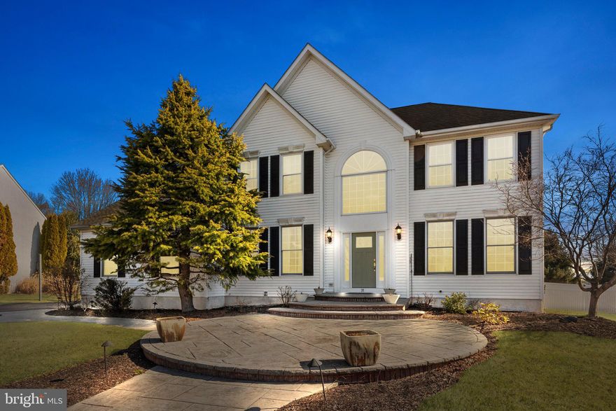 Professional photos coming  soon!
A lifestyle of year round enjoyment is to be found at this exciting new listing.  Situated in one of Richboro's most sought after neighborhoods, this fabulous 4 bedroom modern colonial home features all of the amenities  required for enjoyment and comfort.  Let's begin with the great curb appeal which includes abundant hardscaping and a new front entry door. Upon entering the 2 story foyer, you will notice the newly re-finished hardwood flooring and freshly painted walls and trim work.  Flowing from the entrance  of this classic center hall layout is a  formal living and dining room to the right and on the left of the foyer is a private study. Moving forward you will embrace the brand new kitchen! Outfitted in the most updated finishes, this spacious room is complete with an island, 42in cabinetry,  quartz counter tops,  subway tile backsplash and  stainless steel appliances. The sunny  breakfast area has a sliding door allowing a view and access to the incredible backyard oasis.  Step down into the fabulous family room featuring  a vaulted ceiling, a wall of windows and a lovely wood burning  fireplace with custom mantle.  The main floor also includes a half bath and  a laundry room  with garage access.  The upper level features a large primary bedroom, a peaceful retreat with coffered ceiling,  2 walk in closets and a beautiful bath with 2 vanities, soaking tub and stall shower.  The 3 additional bedrooms are all good sized with double closets. A  hall bath has been remodeled with a new double vanity and fresh paint. The lower level of the home provides a huge additional resource for family fun.  A media and gaming area, a workout space, a separate office/bedroom,  a full bath with shower, 2 roomy storage closets  and a large workshop are all included in this exceptionally well finished space. Additionally, there is a sliding door to the rear patio and pool area.  
 The backyard is a dreamlike place for a staycation! Fill your days with "at home" fun in the luxurious heated, salt water swimming pool, lounge on the custom patio and invite the team to  play games in the  3/4 acre yard.