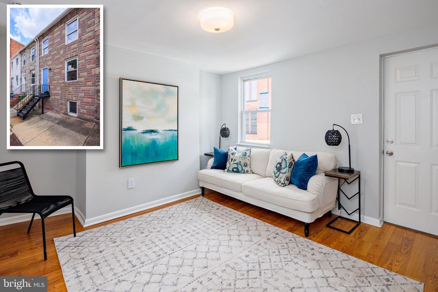 LOCATION LOCATION! Tucked in the up and coming neighborhood of Pigtown/Washington Village. Just a 1 minute walk away from Suspended Brewing Company, Milk and Honey Market, and the B&O Railroad Museum. CENTRALLY LOCATED - within walking, biking, and campus shuttle distance from the University of Maryland Medical Campus. 5-10 minute drive to the Inner Harbor and 10-15 minute drive to BWI Airport.  Enter into your new home with new LVP that leads directly to your remodeled kitchen.  Upstairs you will find 2 spacious bedroom and a full remodeled bathroom.  Off the main level enjoy your private deck overlooking you quiet and peaceful rear yard.  This home features an unfinished basement - great for storage.  This house has just been fully painted and is ready for you to move right in.  House is vacant and easy to show so schedule your showing today!