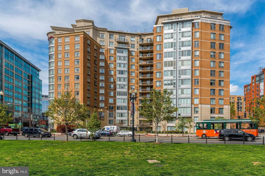 Welcome to the highly sought-after 555 Massachusetts Ave Condo in the heart of Mount Vernon. Feel immediately at home in this bright, freshly painted, and well-kept studio. Featuring wood flooring, a luminous gourmet kitchen with granite countertops and upgraded stainless steel appliances, and a walk-in closet with a washer and dryer. This full-service building boasts a rooftop pool offering unparalleled views of the city, grilling facilities, a fitness center, a community room, and a 24/7 concierge service. It's a rental and pet-friendly building, perfectly positioned in the walkable Mount Vernon Square neighborhood. Just steps away from Yellow, Green, and Red Metro stops, as well as the DC Circulator. Enjoy easy access to I-395, Virginia, and Reagan National Airport. Indulge in excellent shopping at City Center, pick up groceries at Safeway or the weekly Farmer's Market, catch a game or show at the Capitol One Arena, explore the latest exhibits at local museums, and savor dinner at world-class restaurants within the neighborhood.97 WalkScore!