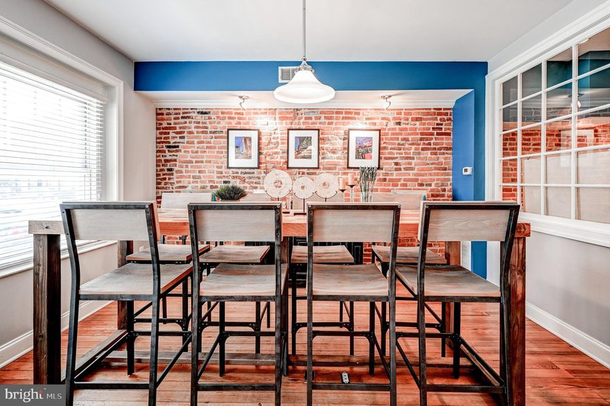 This spacious double wide, brick townhome office  would be an ideal location for an insurance, financial or retail space.  Live, Work and Play in the great neigbhood of Locust Point.  This woderful space includes all of the “Charm City" features like random plank floors, exposed brick and a back patio to enjoy lunch or take a break from a hectic day.   The first floor includes a welcoming seating area, Reception Desk, Conference Room adjacent to Two Offices, Powder Room and Kitchen.  The second floor has 4 private offices and one loft office, a full bath and a bright lounge area.  This bright space offers a glass roof lantern and allows light into the middle of the office and down the two-story opening to the first floor.  This wonderful space is located minutes from I-95, I-295 and the BWI Airport.  Tons of free parking around the building makes it easy to pop in and out.