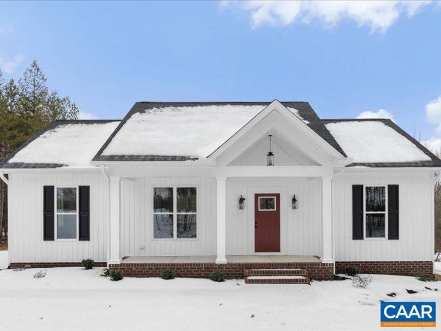 Beautiful 3-Bedroom, 2-Bath Laurel Creek floor plan on a spacious 3-acre lot in Charlotte Courthouse! This move-in-ready home made by Rock River Homes offers thoughtful design and quality finishes throughout. The open floor plan features a spacious great room with a cathedral ceiling, seamlessly connecting the kitchen, dining, and living areas?perfect for everyday living and entertaining. The kitchen showcases granite countertops, Merillat cabinetry, a central island, and a pantry for added storage. LVP flooring runs throughout the main living spaces for durability and style. Enjoy the charm of small-town living with historic allure, all while having room to spread out and relax. Don?t miss your chance to make this home your own?schedule your showing today!