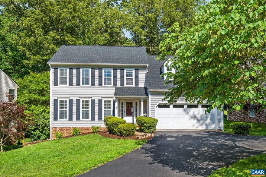 Nicely updated, spacious home in the coveted neighborhood of Forest Lakes South! This home has everything you need. With five spacious bedrooms and an open concept floor plan there is room here for everyone. The main level flows well but also allows for space for privacy. There is a large family room with built ins and a fireplace right off the kitchen. The breakfast area looks out over the large deck and private, level back yard; there is a second living space and dedicated dining room as well. The second floor features four large bedrooms including the primary suite with vaulted ceiling and a beautifully renovated attached bathroom. You will also find the laundry room on the second floor; convenient but also out of the way. The basement includes rec room, another large bedroom, full bath and exercise or media room with abundant storage. The two car attached garage plus parking area makes this home suitable for a large family with multiple cars! Well maintained and tastefully updated with a new (2022), 30 year roof, this home is just what you're looking for!,Granite Counter,Painted Cabinets,Fireplace in Family Room