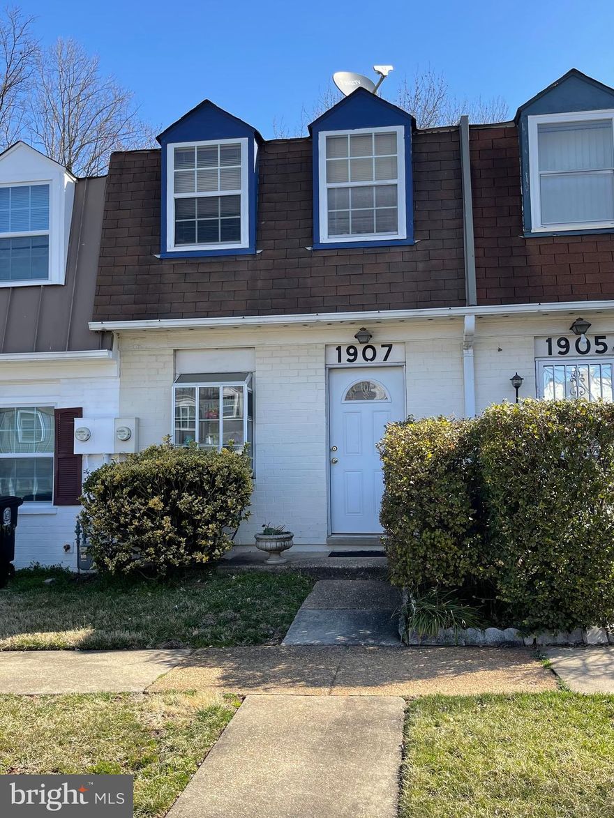 3/28 - Highest and Best due Tuesday 3/30 - 6 PM. Updated Two level  townhouse condo with two large bedrooms and one full bath.  This home has many updates included updated bathroom, new dishwasher, new countertops, new HVAC, and newer washer/dryer in unit.  NEW carpet throughout.   Walk out to fenced private patio/yard.   Assigned and guest parking at your front door.  LOW condo fees.  Conveniently located near the I-495, RT 50, easy commute to Washington D.C.,bus line, metro, Sports Complex, and major shopping areas.  You don't want to miss this one!