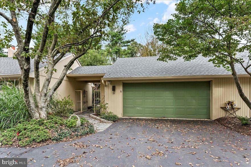 Welcome to Toft Woods, this lovely townhome is located at the Newtown Square and Media border near Ridley Creek State Park in Upper Providence Township. This gorgeous home offers a 1st floor updated primary suite with an updated bath, hardwood floors, spacious closets and private patio overlooking the rear garden. Enjoy the amazing scenic nature views and serenity you deserve at 19 Toft Woods Way. Only 5 minutes to shopping in Newtown Square. 3 BR / 2.5 BA with a first-floor primary suite, family room with stone gas fireplace with vaulted ceiling with custom shelving and access to a newer deck, formal living room with a lovely gas fireplace with vaulted ceiling and hardwood floors, large eat in kitchen which leads to a hidden deck off the courtyard as well as a formal dining room. Spacious oversized two car garage with courtyard entry. This home is an amazing home with a serene, fenced-in paver patio and deck courtyard plus a front large rear deck. A welcoming two-story foyer with hardwood floors leads you to the gracious formal living room with a fireplace and stunning views of the gardens behind this home. Toft Woods is comprised of 40 homes nestled on 40 acres in this low-density townhome community. The Toft Woods Homeowners Association also handles snow removal and exterior building maintenance including lawn maintenance stucco, gutter cleaning, roof and painting. Roof was replaced in 2022. The formal dining room is adjacent to the large gourmet kitchen with granite countertops, white cabinets, and stainless-steel appliances and pantry. One of the two decks is accessible via sliding glass doors from the breakfast area for you to dine alfresco and enjoy the scenic nature views. The second level features a large loft with skylights and custom shelving in the area now utilized as an office and crafting area. There are also 2 spacious bedrooms with large walk-in closets, plus a walk-in attic storage, and a full renovated bath on this level. The unfinished lower level offers a storage areas with shelving, large cedar closet and a utility sink. Rose Tree Media School District. Located 5 minutes to Whole Foods and the many new restaurants and shoppes in Newtown Square as well as Trader Joe's and the restaurants and shoppes in Media where you can enjoy, "Dining under the Stars" and the many activities and concerts at Rose Tree Park, Tyler Arboretum and Ridley Creek State Park with its walking trails, fishing and horseback riding. Only a couple minutes to the creek side trail in Ridley Creek State Park which is a favorite trail of mine. Conveniently located to the Philadelphia Airport, Rt. 1, Rt. 476, and Rt. 95 for easy access to Wilmington as well.