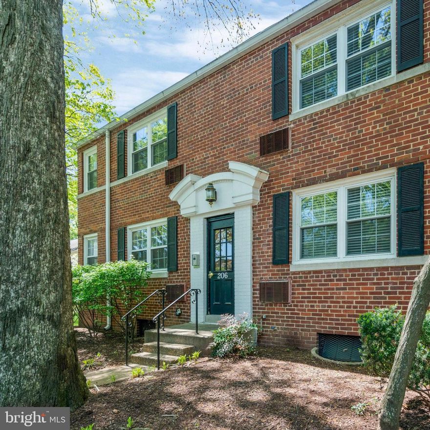 Nearly 700 sq. ft. awaits in this remodeled + light-filled corner 1 Br/1 Ba home in Arlington Oaks, just a mile to the Ballston metro. Because of its corner position, the entire home is awash in light from the newer windows (replaced in 2018).  Freshly painted throughout, with all new light fixtures and a new bathroom vanity + refreshed shower/tub. Kitchen features all stainless appliances, including new gas-range + refrigerator.  Ample closet space both in the bedroom as well as a walk-in closet in hallway (where washer-dryer could be installed). Replacement electrical panel installed in last 5 years. Easy permitted parking at your front doorstep. The low condo fee covers water, heat, gas, and trash as well fitness center + party room. Shared laundry is a few steps out your front door. Enjoy the peaceful setting yet walk to the CVS, Target or Harris Teeter in minutes, dine at popular El Paso café around the corner, or access with ease Route 50 or I-66. Quick walk to Lubber Run Park w/ nature trails, sports courts, picnic areas, and an amphitheater featuring outdoor concerts.  This home offers the urban lifestyle you've been looking for w/the green space so hard to find!