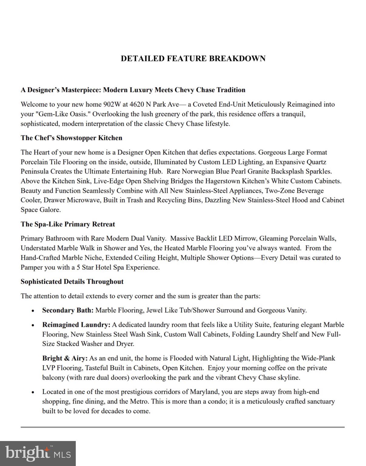 FRIENDSHIP HEIGHTS - Residential