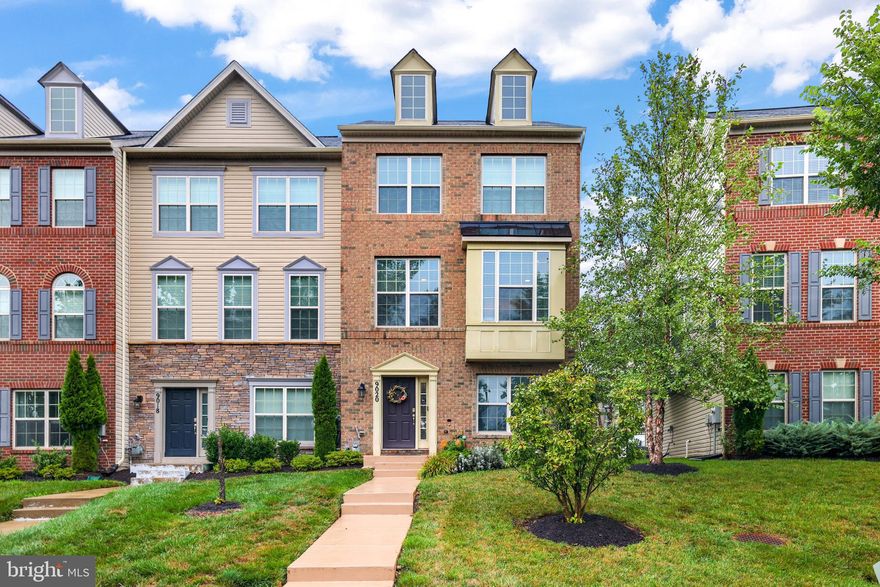 Gorgeous end unit townhome with over 2,000 square feet on 3 levels with 4 bedrooms and 3.5 bathrooms.  This home offers an abundance of natural light featuring two large bay windows and a deck off of the kitchen.  The kitchen features granite countertops along with a granite island, breakfast nook, stainless steel appliances, and gas cooking.    The main level is complimented with hard wood floors and recessed lighting throughout the open floor plan.  The entry level has tile flooring, a 4th bedroom with walk-in closet, and a full bathroom.   The upper level features a primary suite with an en-suite jacuzzi tub and shower.  This home has been meticulously maintained and is move-in ready. The Woodmore Towne Center community is extremely convenient  and you can walk to Wegmans, Costco, restaurants, and shopping.  The HOA offers amazing amenities such as a pool, clubhouse, sports courts and tot lot.  Professional pictures to come!