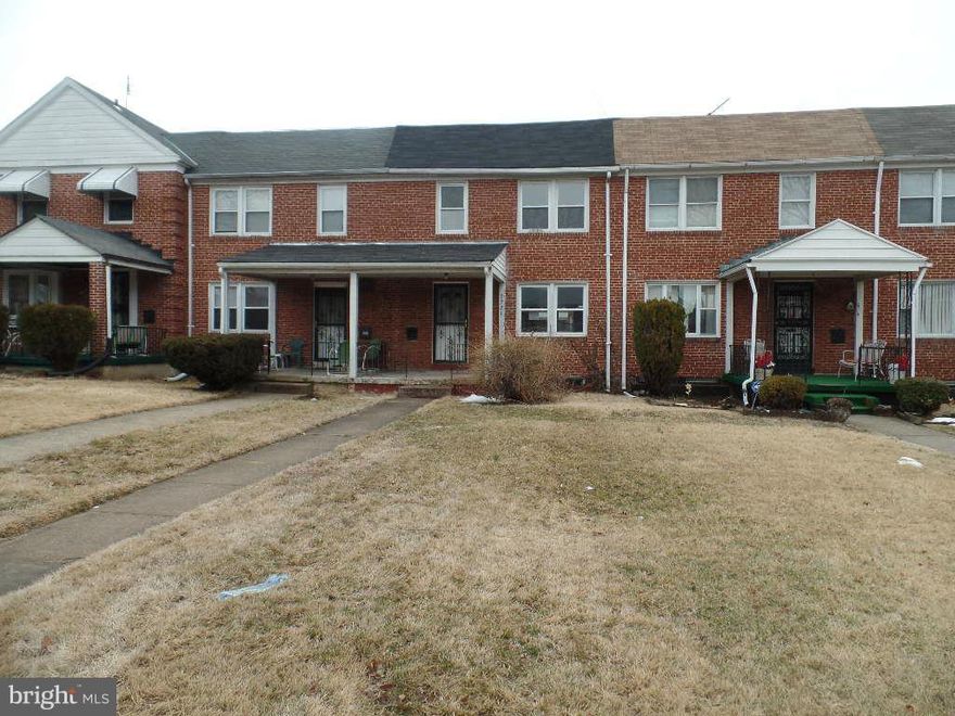 HUD Owned Home, Case # 241-568041.  HUD Homes are sold "as is."   Property is FHA insurable with repair escrow, subject to appraisal.  This is a terrific , solid , all brick starter home!  Enjoy nice room sizes, finished basement with 1/2 bath, and nice rear yard.  A great location, offering easy access to Mt Washington , as well as attractions in Downtown Baltimore!