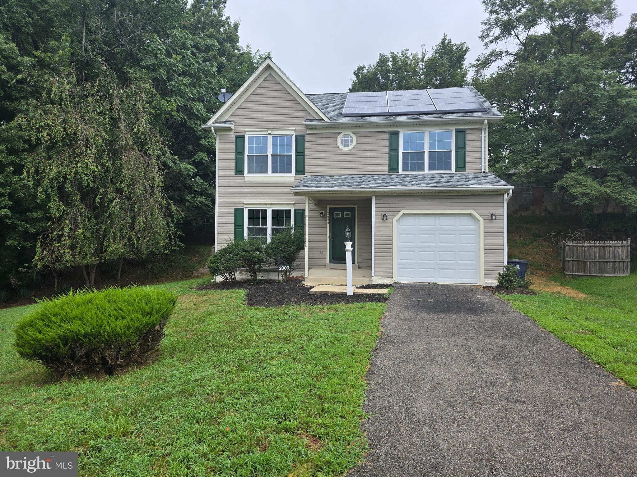This large 34bedroom 2 full and 2 half bathrooms Colonial, located in Barnaby Estates is nestled in a neighborhood of well-kept homes. The property is being fully renovated from top to bottom: First floor brand new kitchen, granite countertops, granite and extended island, beautiful backsplash along with appliances, and refurbished beautiful hardwood floors, and fresh paint throughout. On the 2nd floor there are 3 large bedrooms, a bedroom suite with a full bath, walk-in closets, recess lighting and all new light fixtures throughout, along with all updated bathrooms with corresponding hardware, brand new w-w carpet on the 2nd floor and basement. All new windows throughout the home. Full Basement finished with a ½ bath, and a large area . On the main floor there is a family room with a fireplace, living room and plenty of closet space. The exterior of the home has a refinished deck,1 car garage, and a driveway for off-street parking that holds 2 additional cars. The home will be completed with full landscaping as well. The roof is less than 4yrs old, and the house comes with a 'paid for' solar panel system to save on the electric and gas bills. This spectacular home is located in a cul-de-sac offering quiet and privacy. It is surrounded by other nice and manicured homes. It is a welcoming neighborhood with a small trail and a pond. There is nearby public transportation, subway, shopping, and the beltway is close by for access to MD, VA and DC. The full remodeling is anticipated to be finished on or by the end of March/early April. Call and Schedule an Appointment to view the property for yourself!