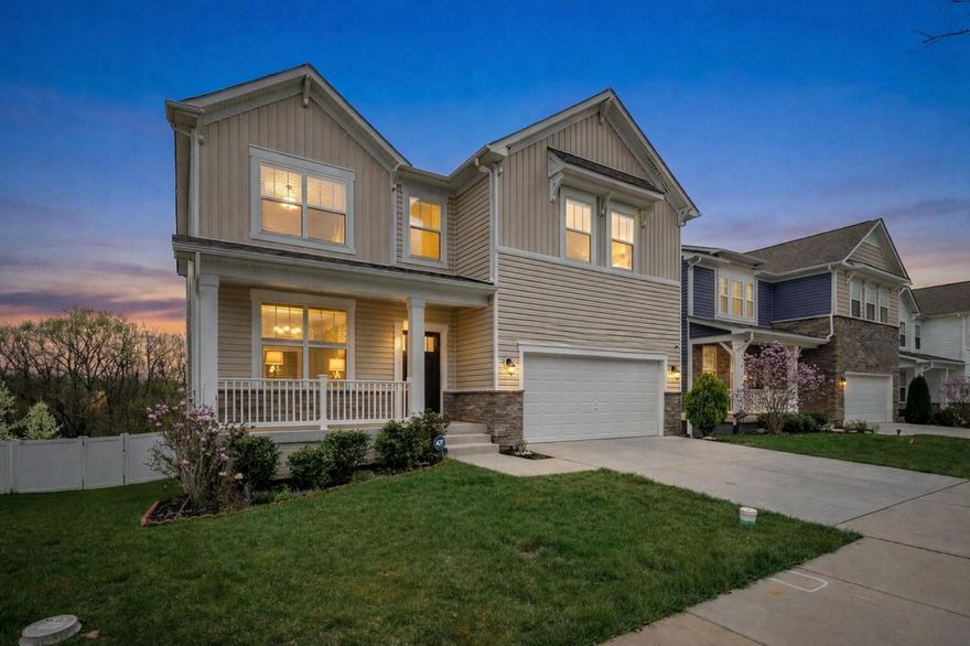 Nestled in the charming Westview South community, this stunning Colonial-style home, built in 2020, offers a perfect blend of modern convenience and timeless elegance. With five spacious bedrooms plus a large bonus room and four full bathrooms, this residence is designed to accommodate both relaxation and entertaining, making it an ideal sanctuary for those seeking comfort and style. Step inside to discover a beautifully appointed kitchen that is sure to delight any home chef. Featuring stainless steel appliances, granite countetops, including a five-burner stove, and a wall oven, this kitchen is equipped for culinary adventures while the icemaker ensures you're always ready for gatherings and your drinks are always cold. A walk-out from the kitchen this home offers a lovely deck and view to enjoy your morning coffee. The partially finished basement offers additional space that can be tailored to your needs,  whether it's a cozy media room, a play area, or extra guest accommodations - if needed you can also add two additional bedrooms, one room already has hook-up for a bathroom. With a walkout level, this space provides easy access to the outdoors, enhancing your living experience. Outside, the community amenities are a true highlight. Enjoy sunny days by the pool or take advantage of the health club facilities, all maintained by the association for your convenience. The lawn care included in the association fee means you can spend more time enjoying your home and less time on upkeep. Parking is a breeze with an attached two-car garage included an EV Charger and additional driveway space, ensuring you and your guests always have a place to park. This property offers a manageable fully fenced in outdoor space that is perfect for gardening or simply enjoying the fresh air. The community's welcoming atmosphere and well-maintained common areas create a sense of belonging that is hard to resist. This home is not just a place to live; it's a place to thrive. Experience the perfect blend of modern amenities and community charm in this exceptional property. Don't miss the opportunity to make it your own!