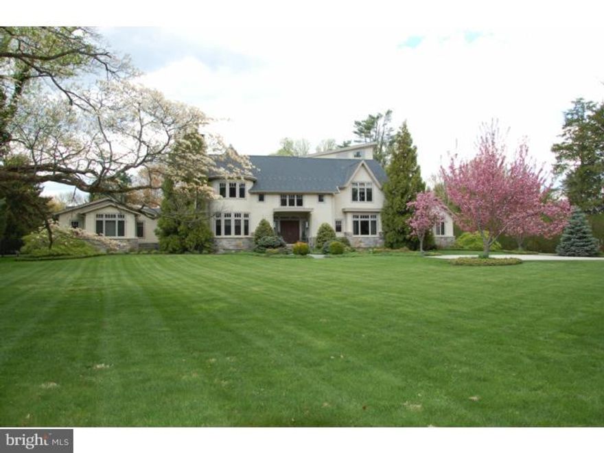 Stunning in both design and execution, this almost 9,000 square foot fully custom Contemporary home offers unparalleled living on three artfully styled levels. A compilation of talent including architect Matthew Milan and builder Frank Zadlo produce a home that is as effortlessly elegant as it is technically high functioning. Deluxe first floor Master suite takes in views of the property's specimen planted 2.31 acres with amenities including pool, spa, tennis court and outdoor stone fireplace. Dramatic, high styled, extraordinary and sophisticated, this is a home which has been carefully considered to its every detail.