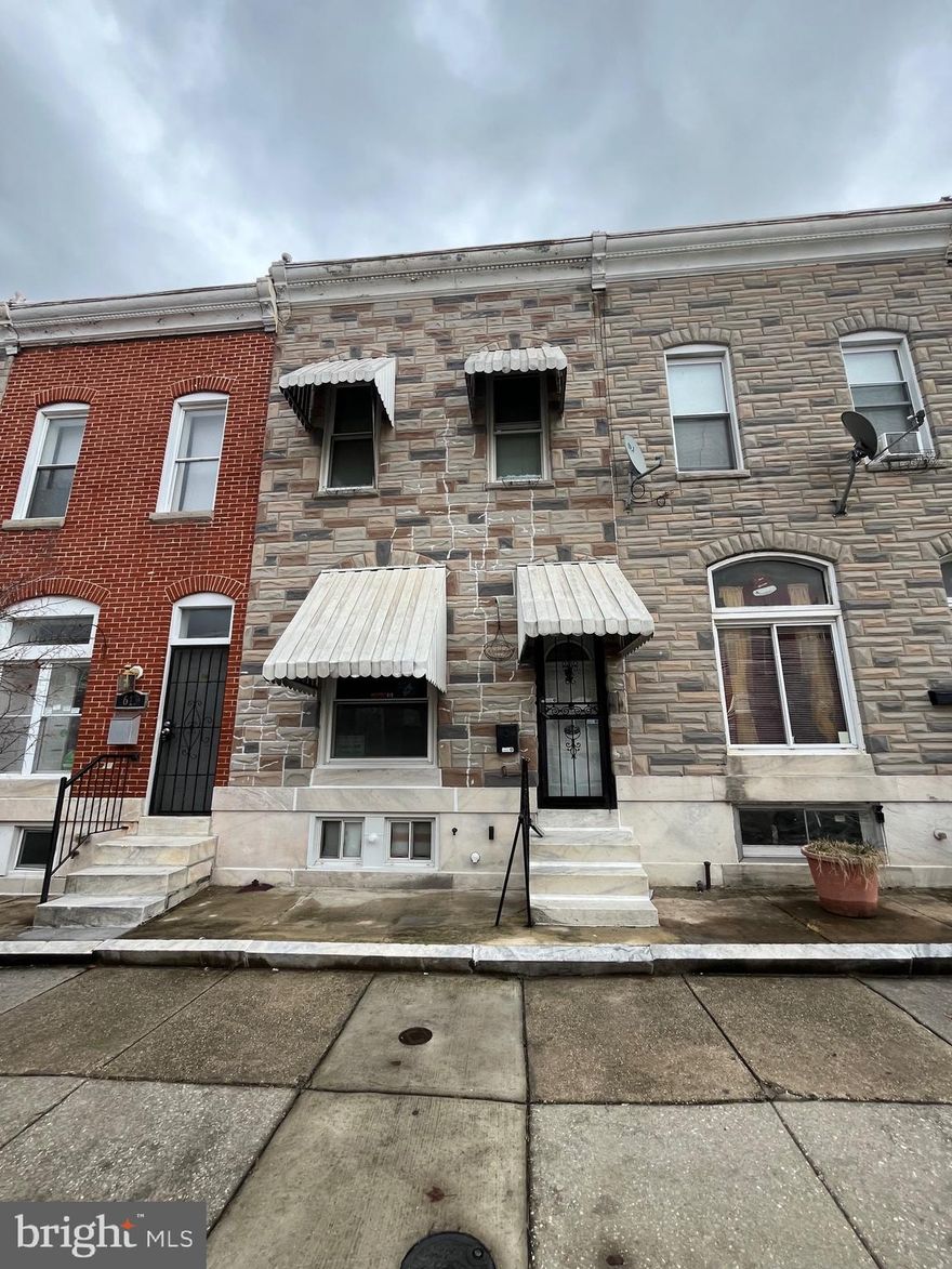 VERY WELL MAINTAINED HOUSE PERFECT FOR A FIX TO FLIP OR RENT …  STRONG ARV ...  LARGE OPEN MAKN LEVEL WITH HIGE KITCHEN… 3 LARGE UPSTAIRS BEDROOMS 1 WITH BALCONY!! ABILITY TO ADD FULL BATH TO GIVE TRUE PRIMARY SUIT OR LEAVE AS IT IS …  FINISHED BASEMENT WITH HIGH CEILINGS, 1/2 BATH AND BEDROOM WITH EXTERIOR ACCESS !! NEWER ROOF 8 YEARS OLD +/-... GREAT BONES AND STRONG RECENT RENNOVATION SALES + RENTS.