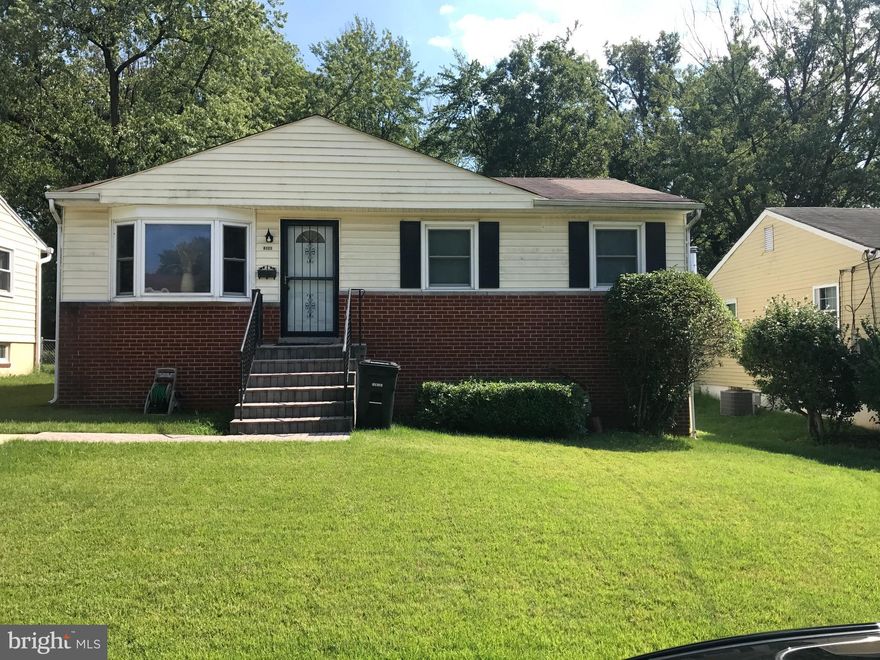 Back on the Market! Buyer did not perform! Great 3 bedroom 2 full bath home for purchase in cozy community in Lanham. Tons of opportunity to make this home yours! Original hardwood floors in pristine condition, Huge backyard, with tons of space for a pool, tree-house or playground. Within 1 mi of metro access and route 50, 95 & 495 highways. Seller willing to negotiate furnishings.