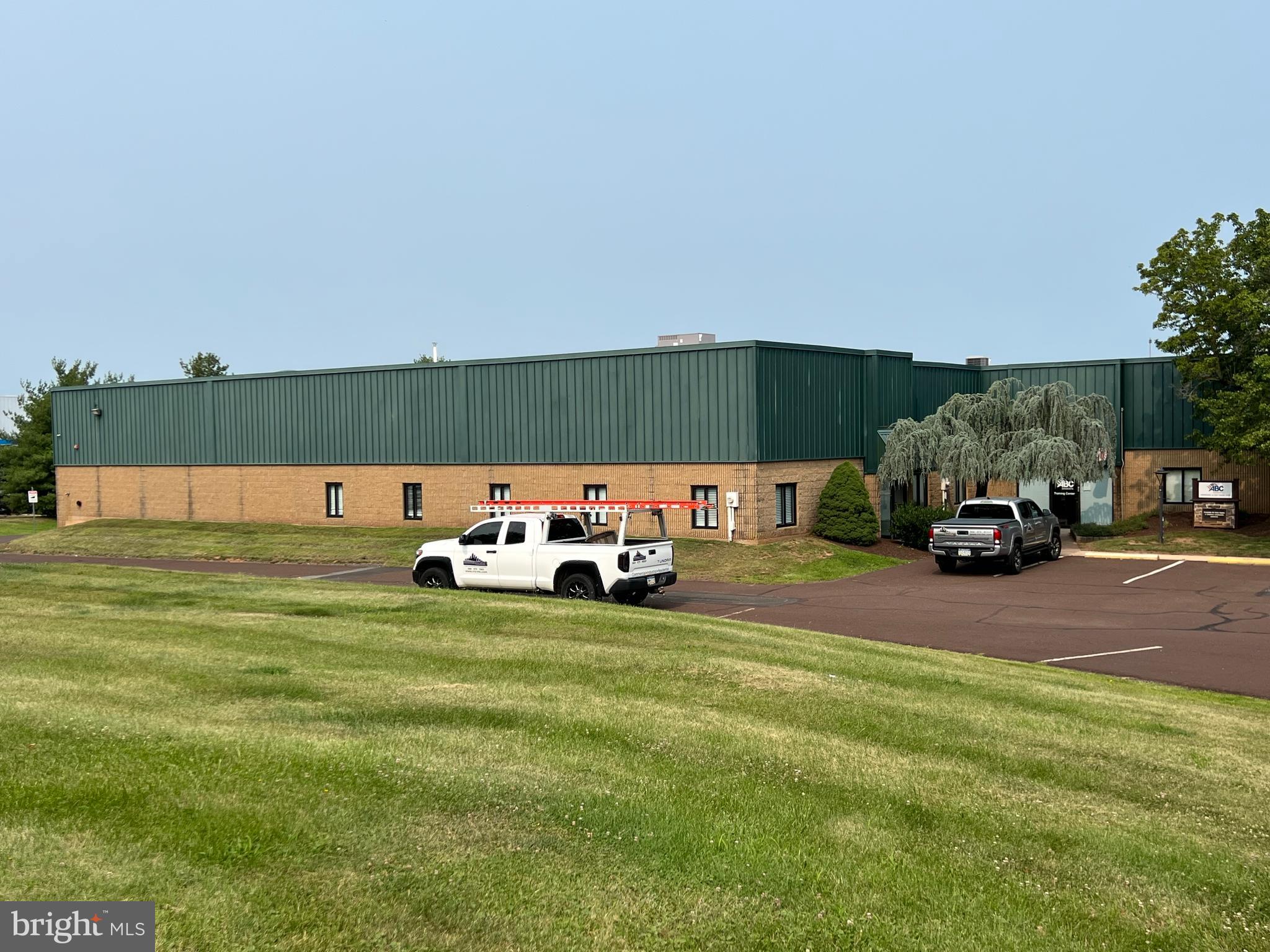 One story Industrial/office space. Consisting of office, conference and training space. Air-conditioned manufacturing/ distribution space or storage. 400 Amp-three phase and single-phase electric distribution throughout. Good visibility, access near North East Extension of PA Turnpike and signage on Gehman Road with ample parking.