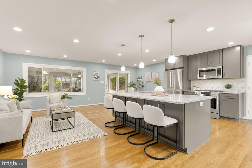 Sellers willing to entertain backup offers.
Welcome to this stunning 5-bedroom, 2.5-bathroom home, thoughtfully updated and move-in ready! The fully remodeled kitchen (2022) is a true showstopper, featuring stainless steel appliances, new cabinets, quartz countertops, and an open layout—perfect for cooking and entertaining. Gleaming refinished hardwood floors flow throughout the main and upper level. The hall bath (2025) has been stylishly updated. The primary bathroom is inviting and elegantly designed, while the lower level includes a chic half bath for added convenience.

The lower-level family room boasts engineered hardwood flooring, providing a cozy retreat with a wood burning fireplace and the screened-in porch features brand-new LVP flooring for year-round enjoyment. Outdoor lovers will appreciate the flat, fenced backyard and a  carport that accommodates 1 car with plenty of extra parking space in the driveway.  Additionally there's  a convenient storage shed at the back of the carport for tools and outdoor gear.

Nestled on a quiet dead-end street, this home offers unbeatable convenience—just minutes from the Metro, Mosaic District, W&OD Trail, Tysons Corner, and more, with easy access to the Beltway for a seamless commute.