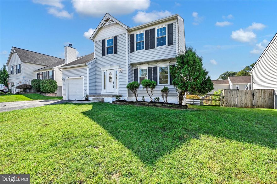 Home Sweet Home!! You don't want to miss this updated colonial with 3 finished levels. The main level boasts hardwood floors throughout, lots of natural lighting, and an open floor plan. The kitchen has updated counters, tile floors, and stainless steel appliances. Family room off kitchen is open and has a slider to the back deck. Formal dining room and living room are great for entertaining. Upstairs you will find 4 spacious bedrooms, including a primary suite with walk in closet and attached full bath. Make your way downstairs to the large open rec room. Downstairs you will also find another half bathroom and the laundry room. Enjoy relaxing or entertaining outback....on the large deck or under on the pavered patio...both overlooking a fully fenced backyard with a shed. This home is located just a short drive to shopping & parks and allows for easy access to Route 40 & Route 95. Agents- please see agent remarks for offer instructions.