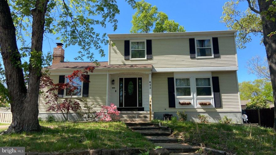 Single family home for rent in Glen Burnie. Don't miss this spacious 3 bedroom and 2.5 bathroom home located in an established Glen Burnie neighborhood. This home has a step down family room with vaulted ceilings and sliders to a large deck and backyard. The fireplace is ornamental only.  Large living room with hardwood floors leads through french glass doors to a formal dining room. The eat-in kitchen is complete with granite countertops and stainless steel appliances. The second floor has three large bedrooms and 2 full bathrooms. Enjoy the finished basement with lots of space in a bonus room plus a huge storage walk-in closet and laundry/utility room with washer and dryer. This home has a fenced back yard and is just minutes from a community park. Enjoy the convenience of having your own driveway parking. Street parking is also available. This is a pet free property. No smoking is allowed. This rental required a 665 credit score.