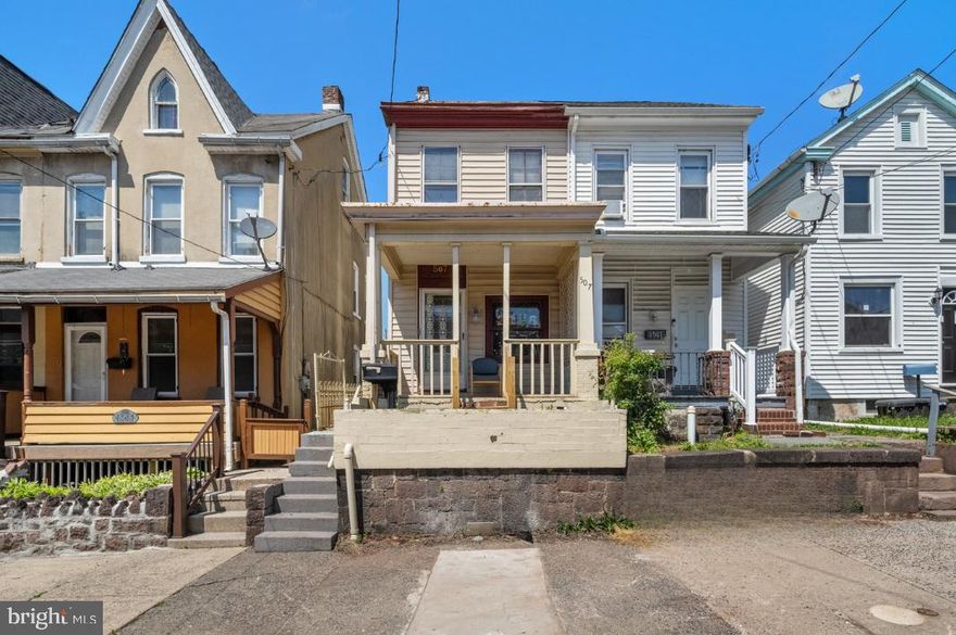 Opportunity in Pottstown — Ideal for Owner-Occupants or Investors

Welcome to 507 Beech Street — a classic Pottstown row home offering an accessible entry point for buyers looking to build equity over time or investors seeking their next rental property.

This 3-bedroom, 1-bath home offers a traditional layout with spacious main living areas and a third-floor bedroom, providing flexibility for a variety of living arrangements.

For owner-occupants, this is a chance to move in and make improvements over time. With solid bones and a functional footprint, much of the work is cosmetic — including cleaning, paint, flooring updates, and general exterior cleanup.

For investors, the property has previously functioned as a rental and can be returned to service with similar light improvements, making it a practical addition to a rental portfolio.

Additional features include a full basement with laundry hookups and additional storage, as well as a covered rear patio and fenced yard. The rear of the property also offers potential for off-street parking with some cleanup and improvement — a valuable benefit for future occupants.

Located in Pottstown, a market seeing continued investment and growth as buyers and investors look beyond higher-priced neighboring areas, this property represents a smart entry point into an evolving community.

Whether you're looking for a home to improve over time or a property with rental potential, 507 Beech Street offers opportunity at an approachable price point.