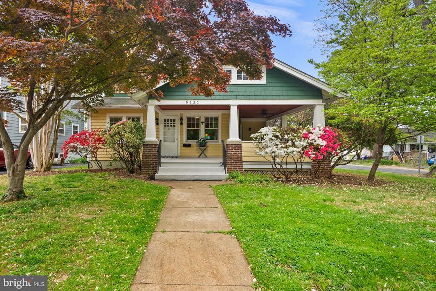 Timeless charm. Thoughtful design. An unbeatable neighborhood.
Built in 1928, this one-of-a-kind home captures the vintage character that defines this highly sought-after neighborhood—known for its historic appeal, tree-lined streets, and truly unique homes. From the moment you arrive, the curb appeal stands out with its classic Craftsman-style exterior, inviting front porch, and beautifully landscaped corner lot.
Step inside to find warm hardwood floors and classic architectural details throughout. The living space is anchored by a charming fireplace, creating a cozy focal point, while wide openings between rooms provide an easy, connected flow. The eat-in kitchen offers generous space with rich wood cabinetry.  The adjoining room can be used as a reading room, playroom or whatever you imagine!   It features charming details like exposed beams and vintage elements that give the home its character.
The upper-level addition—thoughtfully designed and later featured in The Washington Post for its architectural approach—transforms the home with a seamless and intentional expansion. Designed to complement the original bungalow style, the addition incorporates a distinctive stair tower and carefully integrated rooflines, creating a natural flow between old and new.
Inside, the space functions as a true private retreat, featuring vaulted ceilings, abundant natural light from multiple windows and a skylight, and a spacious layout. The primary suite includes a walk-in closet, full bathroom, and a flexible bonus area ideal for a home office, sitting room, or nursery. A conveniently located washer and dryer on this level enhances everyday functionality.
The finished basement provides exceptional versatility, featuring a bright, open layout with recessed lighting and durable flooring throughout. A beautiful kitchenette with modern cabinetry and sleek finishes makes the space ideal for guests, extended living, or entertaining. With a full bathroom, separate access, and large area dedicated for a family room, home gym, or office, this level truly expands the home’s livable space. The unfinished area features laundry, workbench and additional storage.
Situated on a desirable corner lot, the fully fenced, flat yard provides the perfect setting for entertaining, gardening, or relaxing outdoors amoung mature trees and planting.  Choose between the welcoming front porch or large back deck for lounging and entertaining. 
Located in one of Silver Spring’s most beloved neighborhoods, this home offers the perfect blend of quiet residential charm and everyday convenience. Known for its character-filled homes and strong sense of community, the area is just minutes from downtown Silver Spring, parks, dining, shopping, and commuter routes, with many conviences within a short walking distance - making it easy to enjoy both neighborhood living and city accessibility.
Thoughtful upgrades and system improvements have been made throughout the home, enhancing the home's style, comfort, move-in readiness and long-term value. In 2026, fresh interior paint, a renovated first-floor full bathroom, updated light fixtures, luxury vinyl floors, ceiling, drywall and lighting upgrades throughout the finished basement, refreshed landscaping and professional power washing. 
Additional highlights include a backyard fence (2023), updated side door (2025), new kitchen storm door (2022) and a gas fireplace (2021).
Major system updates include a new hot water heater (2023), electrical panel upgrade (2023), sewer line checkup and clearing (2021), sump pump replacement (2025), and boiler maintenance with zone control updates (2025). Additional improvements include central air installation (2014) and new windows (2014), providing year-round efficiency and comfort.
Why You’ll Love It - Homes like this are rare—offering historic character, thoughtful architectural design, and a location that continues to be one of Silver Spring’s most desirable.