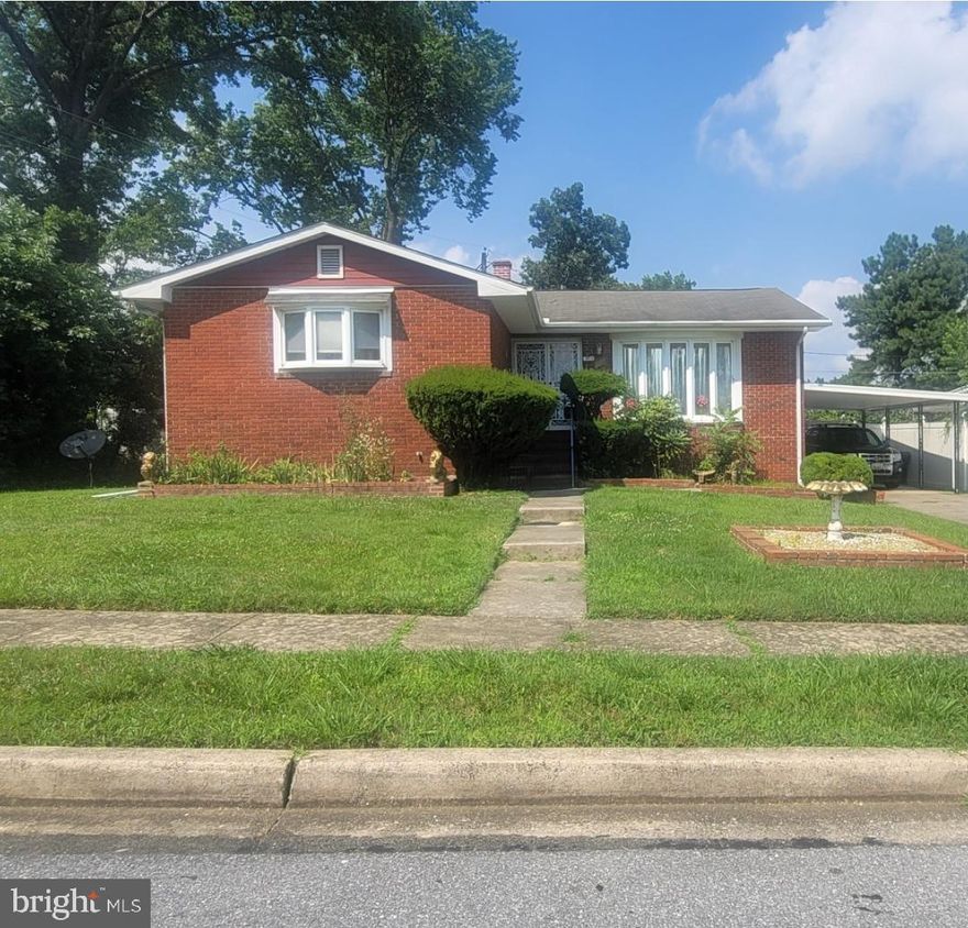 Welcome to this 3-bedroom (PLUS lower level BONUS room), 3 Full bath brick rancher in Ripplewood. Nestled at the end of a  no-thru way street, this home offers a comfortable and functional layout, beginning with an open floor plan that connects the living room and dining area. Sliding doors from the dining room lead to an enclosed rear porch, extending your living space outdoors. The kitchen features modern cabinetry, refreshed countertops, and an eat-in area ideal for casual meals. The spacious bedrooms are all located on the main level while the primary bedroom includes its own private bath for added convenience and a Walk-In closet.  Downstairs, the fully finished basement has recent updates and includes a Full bath, versatile bonus room which can be used as a home office, guest space, or hobby room, laundry area, extra storage space and a walk-out to a glass-enclosed porch overlooking a spacious, fenced backyard.. The yard is a great size for relaxing, gardening, or gatherings.  Additional features include a carport and a driveway with space for two more vehicles. While some cosmetic updates are needed, this property is full of potential and ready for your personal touches. Sold AS-IS, this is a fantastic opportunity to create your dream home in a great location with endless possibilities!  Located near shopping, restaurants, and major access routes.