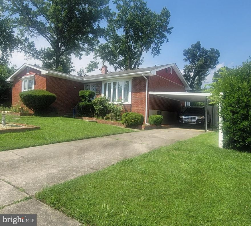 Price Adjustment! Welcome to this 3-bedroom, 3 Full bath brick rancher available in Ripplewood. Nestled at the end of a  no-thru way street, this home offers a comfortable and functional layout, beginning with an open floor plan that connects the living room and dining area. Sliding doors from the dining room lead to an enclosed rear porch, extending your living space outdoors. The kitchen features modern cabinetry, refreshed countertops, and an eat-in area ideal for casual meals. The spacious bedrooms are all located on the main level while the primary bedroom includes its own private bath for added convenience and a Walk-In closet.  Downstairs, the fully finished basement has recent updates and includes a Full bath, versatile bonus room which can be used as a home office, guest space, or hobby room, laundry area, extra storage space and a walk-out to a glass-enclosed porch overlooking a spacious, fenced backyard.. The yard is a great size for relaxing, gardening, or gatherings.  Additional features include a carport and a driveway with space for two more vehicles. While cosmetic updates are needed, this property is full of potential and ready for your personal touches. Sold AS-IS. This is a fantastic opportunity to create your dream home in a great location with endless possibilities!  Located near shopping, restaurants, and major access routes.