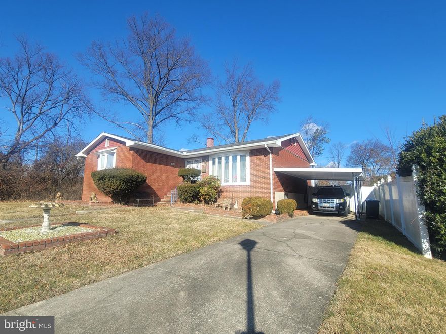 Welcome to this 3-bedroom (PLUS lower level BONUS room), 3 Full bath brick rancher available in Ripplewood. Nestled at the end of a  no-thru way street, this home offers a comfortable and functional layout, beginning with an open floor plan that connects the living room and dining area. Sliding doors from the dining room lead to an enclosed rear porch, extending your living space outdoors. The kitchen features modern cabinetry, refreshed countertops, and an eat-in area ideal for casual meals. The spacious bedrooms are all located on the main level while the primary bedroom includes its own private bath for added convenience and a Walk-In closet.  Downstairs, the fully finished basement has recent updates and includes a Full bath, versatile bonus room which can be used as a home office, guest space, or hobby room, laundry area, extra storage space and a walk-out to a glass-enclosed porch overlooking a spacious, fenced backyard.. The yard is a great size for relaxing, gardening, or gatherings.  Additional features include a carport and a driveway with space for two more vehicles. While some cosmetic updates are needed, this property is full of potential and ready for your personal touches. Sold AS-IS, this is a fantastic opportunity to create your dream home in a great location with endless possibilities!  Located near shopping, restaurants, and major access routes.