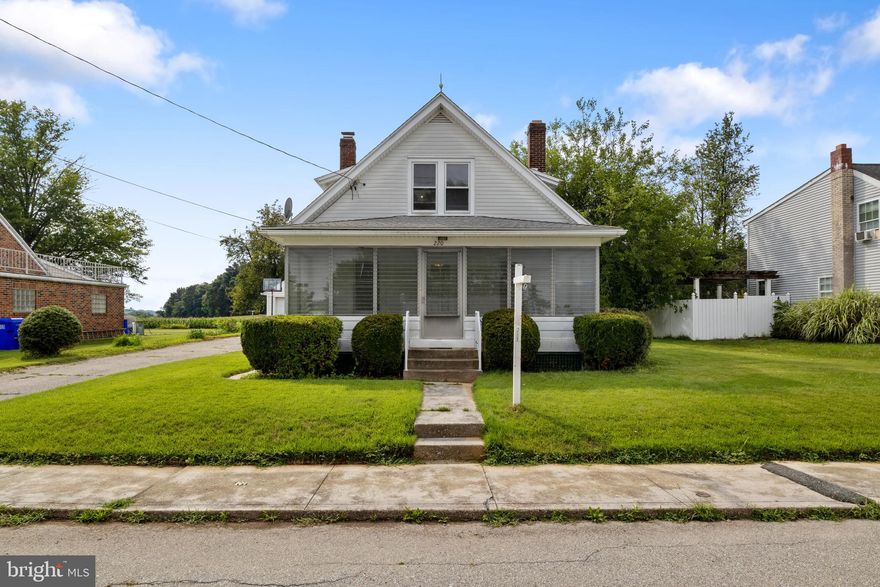 Nestled on a spacious 0.40-acre lot in a serene neighborhood, this delightful 3-bedroom, 1.5-bath Cape Cod home offers the perfect blend of small-town charm and modern convenience. Located on a quiet street, this property is within walking distance to popular amenities such as Seven Sports Bar and Grill, Bonkey's, Vortex Brewery, the Hike and Bike Rail Trail and more, providing you with a warm, community-oriented feel. For commuters, I-83 is just a 5-minute drive away, offering easy access to northern and southern destinations.

As you step inside, you'll be greeted by the timeless appeal of original hardwood flooring that spans the entire home. The kitchen, though quaint, offers ample space for all your culinary adventures and flows seamlessly into the formal dining room, perfect for enjoying meals and entertaining guests. The first floor also features a convenient half bath.

The spacious living room opens to an enclosed front porch, where large windows allow for a refreshing breeze and create an inviting space to relax. Upstairs, you'll find three generously sized bedrooms, two of which boast excellent closet space. The full bathroom on this level has been tastefully updated with a newer tub/shower insert, vanity, toilet, and flooring, ensuring comfort and style.

Outside, the detached 2-car garage includes an added shed/shop at the back, providing ample storage for lawn tools or the potential to create your own workshop. The driveway and on-street parking offer plenty of space for vehicles. The backyard is ready for summer fun, with electrical wiring already set up for a pool if desired. A covered patio out back is the perfect spot to enjoy your morning coffee while taking in the peaceful surroundings.

The unfinished basement features a cast iron wood stove for additional heating and houses the home's mechanicals, as well as a washer/dryer hookup. With a little TLC, this home has incredible potential and is ready for your personal touches.

Homes like this don't come on the market often in New Freedom. Schedule your showing today and imagine the possibilities of making this charming Cape Cod your own!