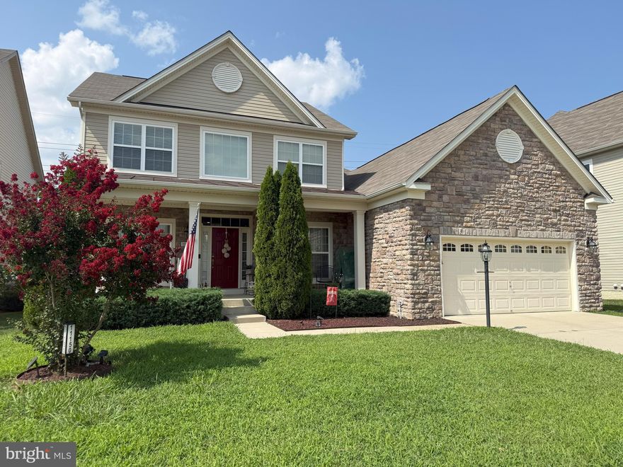 HURRY for this gem! Assumable VA loan with a 2.75% interest rate! 3 bdr, 4 1/2 baths Colonial with  main floor master bedroom, upstairs 2nd master bedroom/guest bedroom with full bath and loft in sought after Gleneagles.  Stylish flooring throughout the main level, open floorplan, gas fireplace, well appointed kitchen and breakfast area with ample prep space, basement with large finished rec room, full bath and big storage area. Fenced in back yard featuring a deck and plenty of room for entertaining and summer gatherings with friends and family. Close proximity to all your shopping needs and restaurants. High school, middle school and elementary school within minutes, public transit and school bus stop at the corner intersection. Trails, parks, golf and playgrounds cater to an active, health-focused lifestyle within minutes. Residents enjoy access to a clubhouse, swimming pool, tennis courts, dog park, skate park, clubhouse events and even an on-site putting green. Easy commute to DC, VA and area Military Installations.