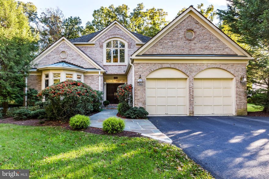 Welcome to this beautiful and captivating brick home, 5 bedrooms, 4.5 baths, over 6800sf with open floor plan nestled on a half acre lot in sought after Avenel. Mature trees provide a picturesque backdrop for this home, offering a sense of tranquility and privacy. As you enter, soaring ceilings and beautiful hardwood floors throughout create a sense of spaciousness and grandeur.  A newly renovated kitchen with large format 2ftx 4ft porcelain tiles grace the floor, quartz counters, and center island with waterfall edge.  This home boasts spacious living and dining areas, a cozy library, and a family room with soaring ceilings and fireplace leading to a large rear deck with treed views.  The laundry/mud room leads to a roomy 2-car garage. The luxury continues to the upper level with  an expansive  primary bedroom, that offers a luxurious ensuite renovated spa-like bathroom and spacious walk-in closet. There are 3 additional spacious  bedrooms and 2 renovated bathrooms. The lower level of this home offers brand new LVT flooring, a  over-sized recreation room, renovated full bath, an additional large room can be used as anything you want and lots of storage. This home has recessed lighting and entire house freshly painted.  Roof 2005, recent hot water heater, HVAC recent years Avenel HOA includes swim and tennis club membership, landscaping, maintenance, and private community surveillance.